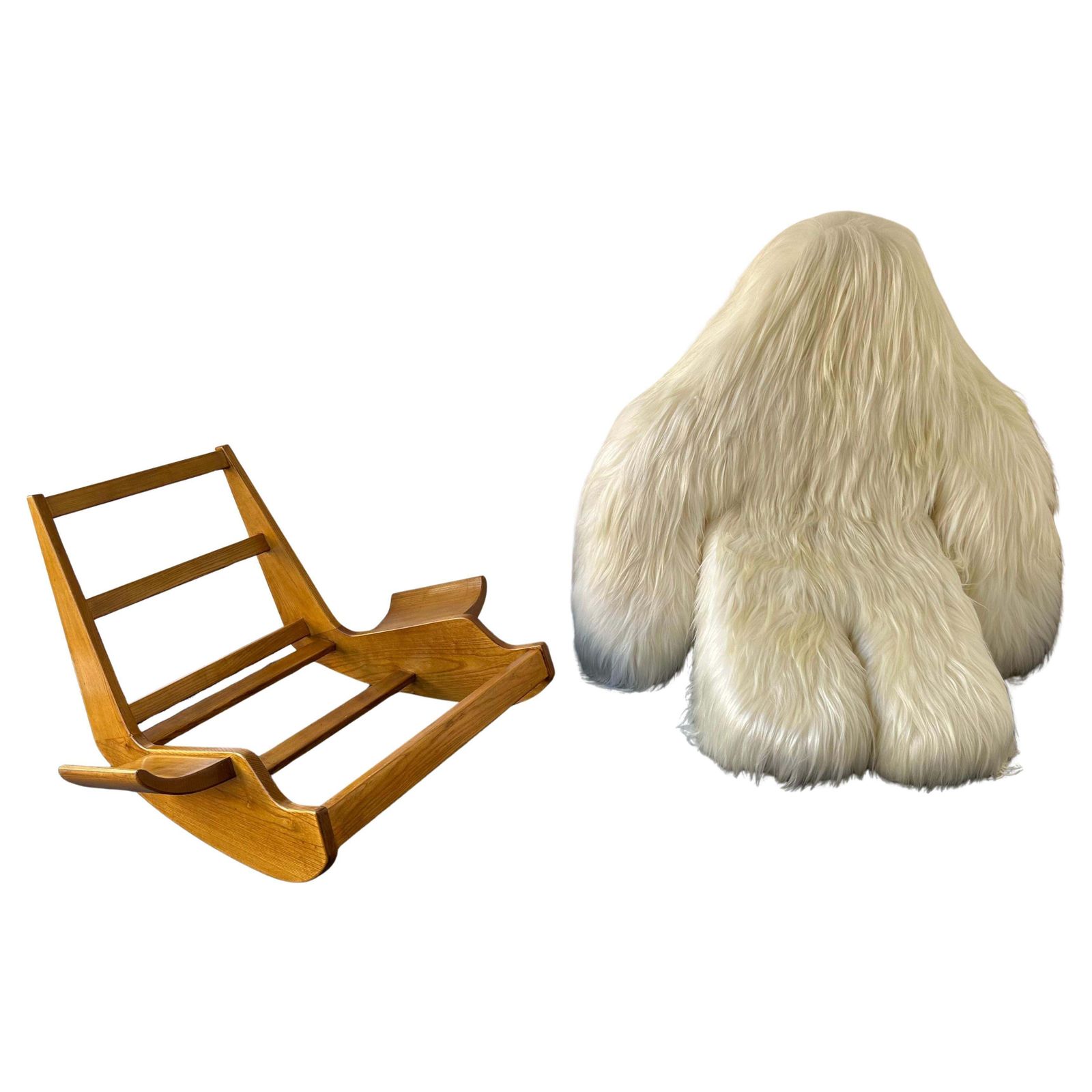 Rocking Chair Yeti By Mario Scheichenbauer For Elam, Italy, 1960s