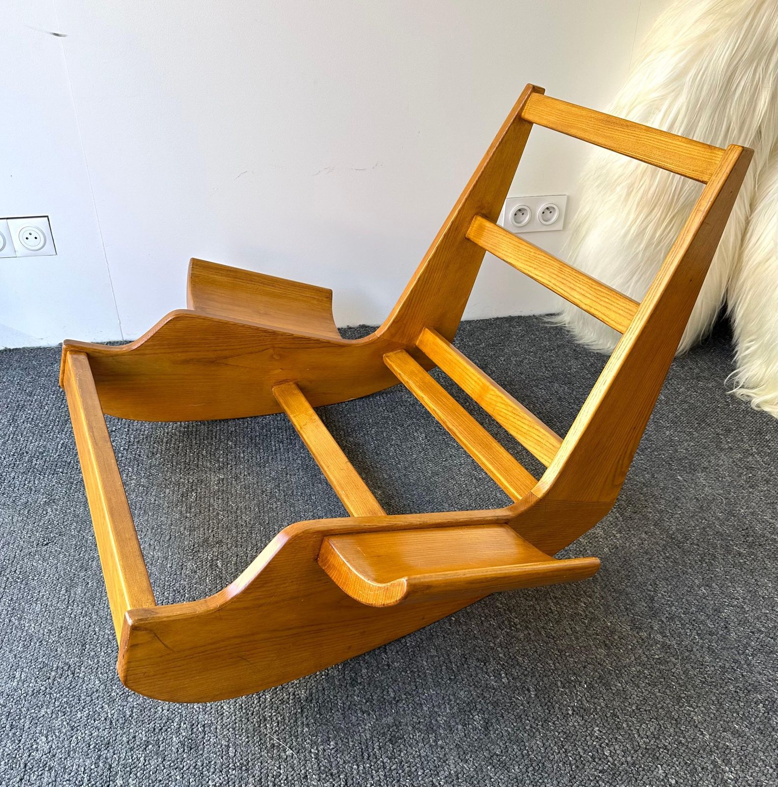 photo furniture Rocking Chair Yeti By Mario Scheichenbauer For Elam, Italy, 1960s