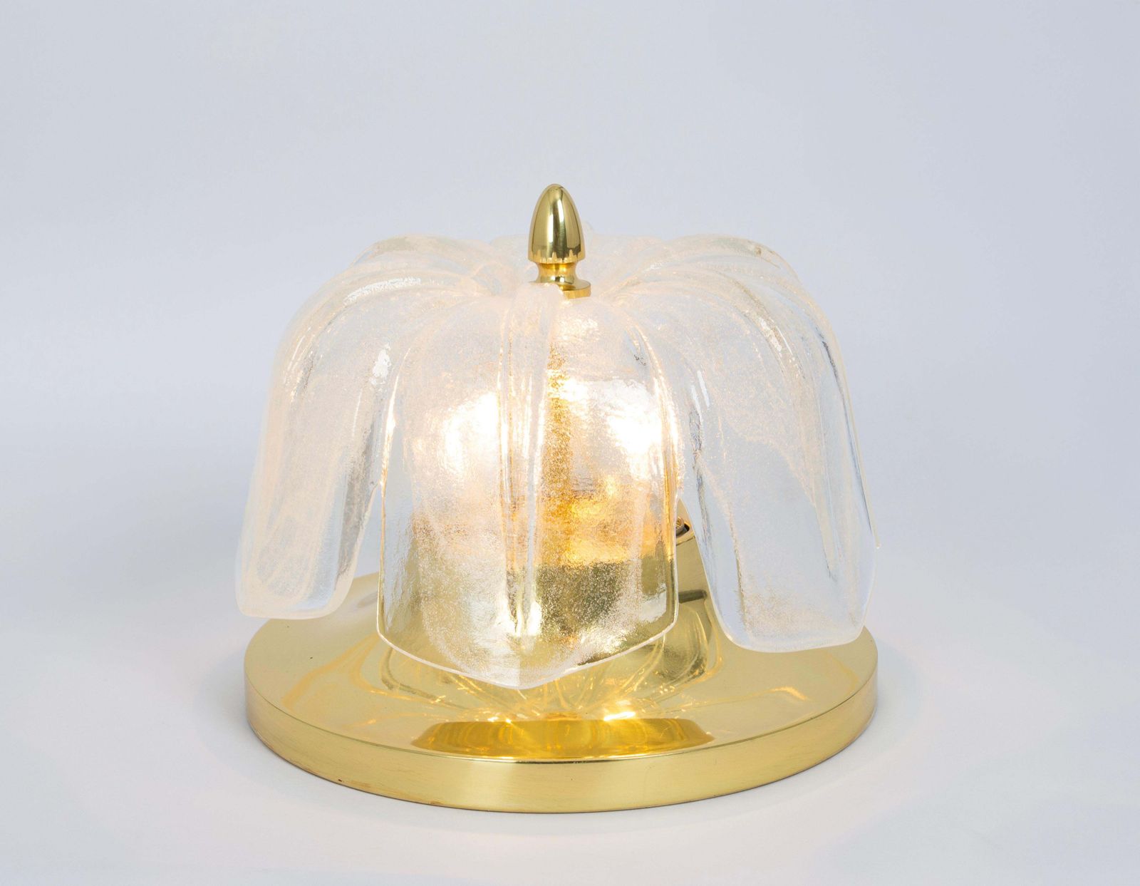 Large Round Murano Glass Flush Mount By Limburg, Germany, 1970s photo 1106.0