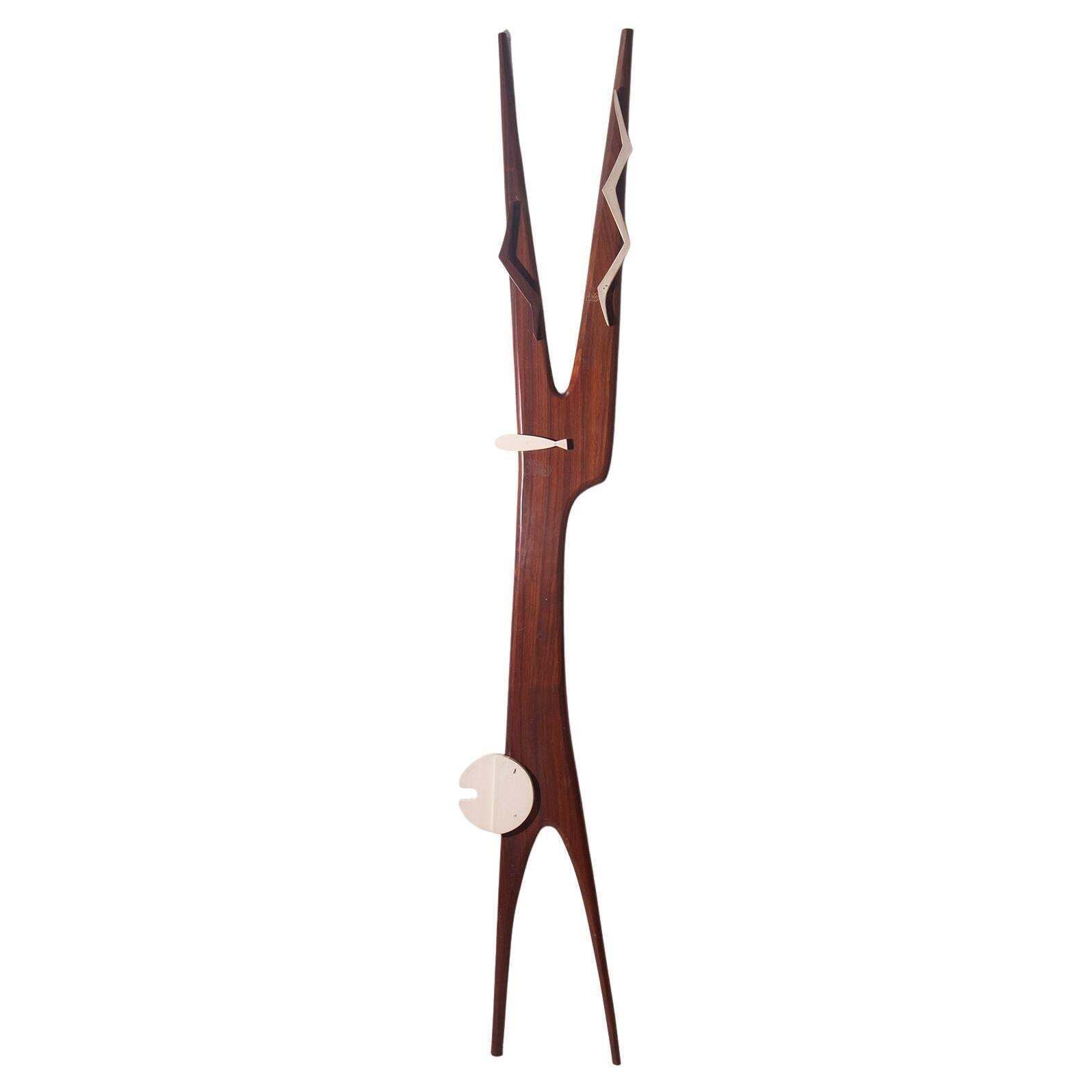 Italian Futurist Wall Sculpture With Anthropoform