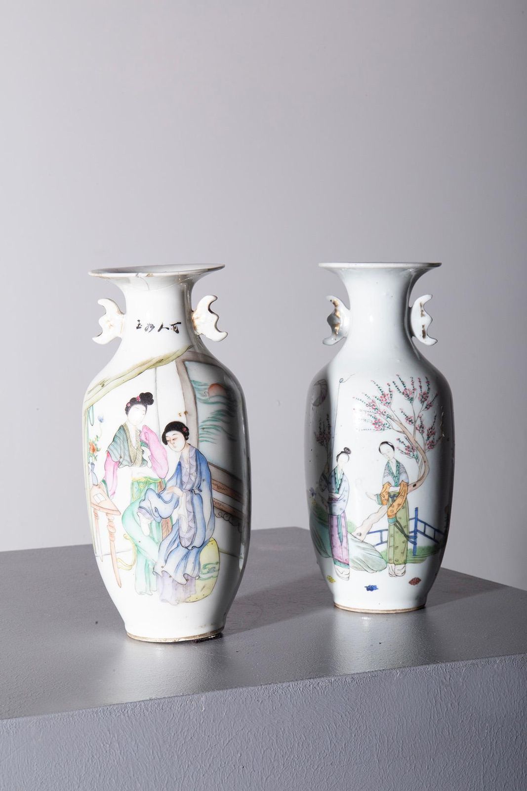 Pair Of Chinese Porcelain Vases photo buy