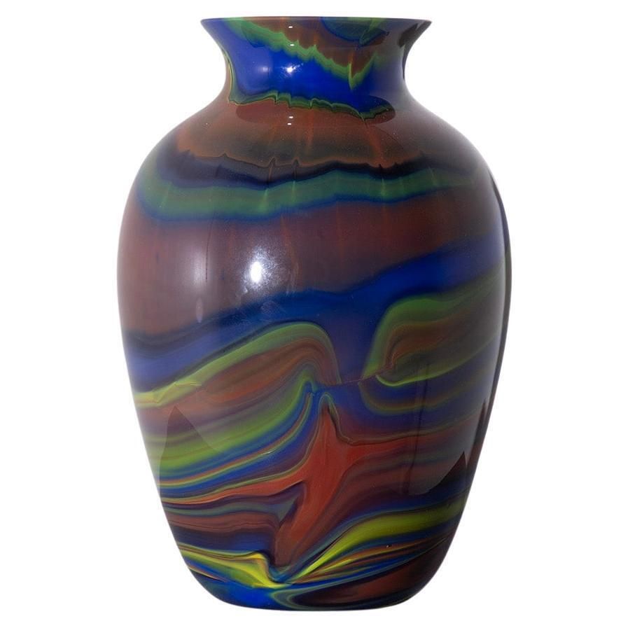 Postmodern Murano Glass Vase By Ottavio Missoni, Italy