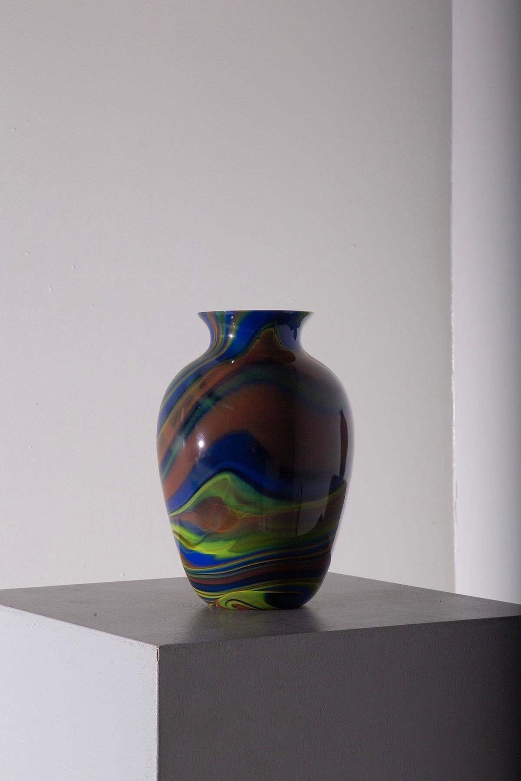 photo furniture Postmodern Murano Glass Vase By Ottavio Missoni, Italy
