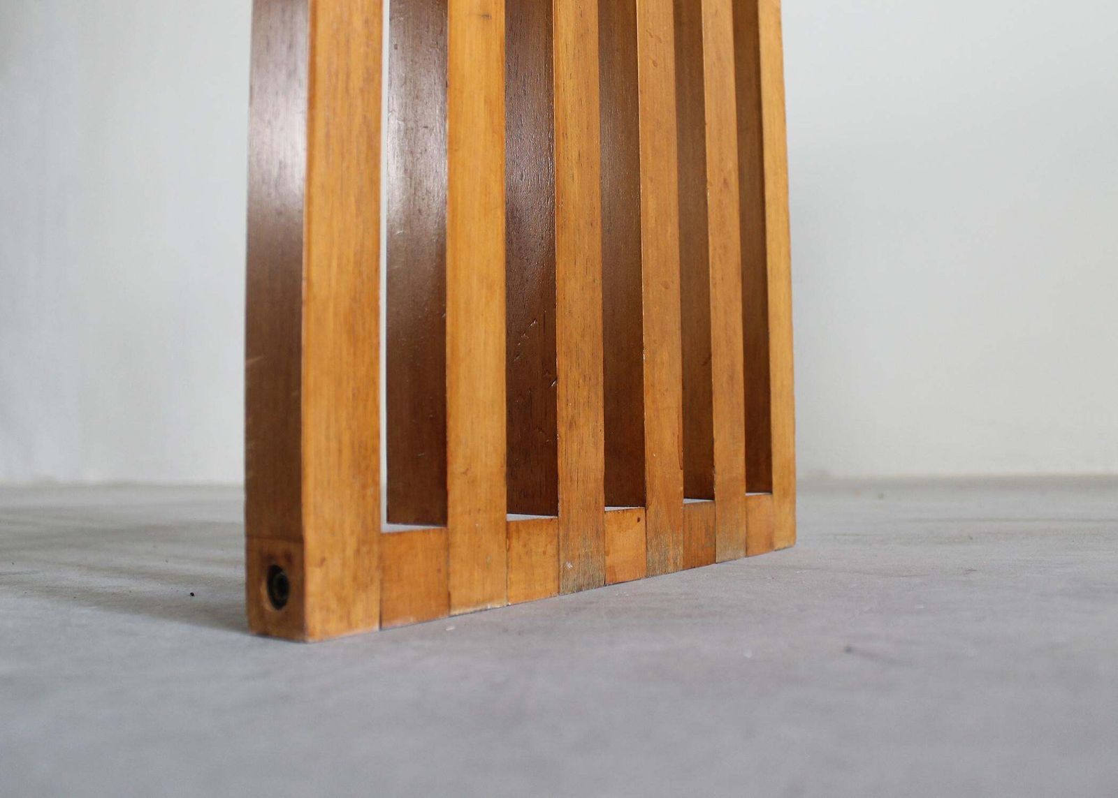 Furniture Lella & Massimo Vignelli Ara Console Table In Wood And Glass By Driade 1970s photo