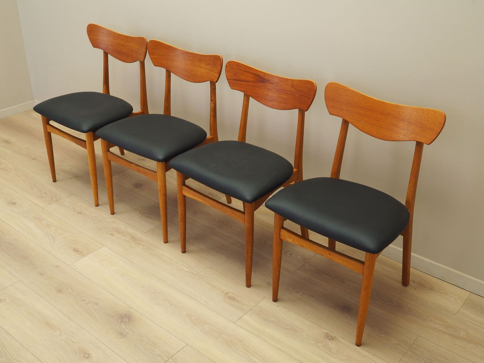 Set Of Four Chairs, Danish Design, 1970s, Production: Denmark photo for sale