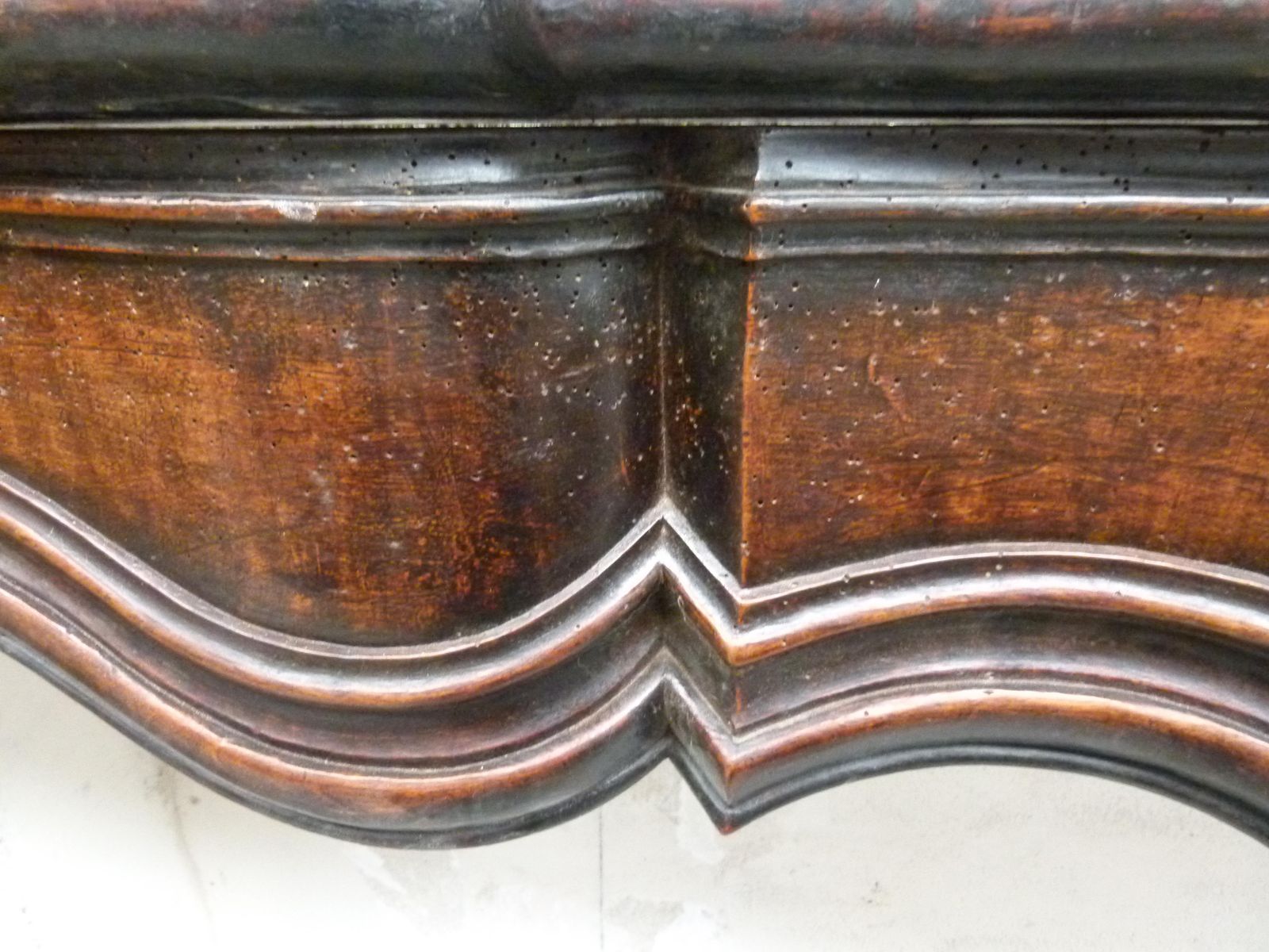 Home Fixtures Louis XVI Style Wooden Carved Fireplace Mantel photo