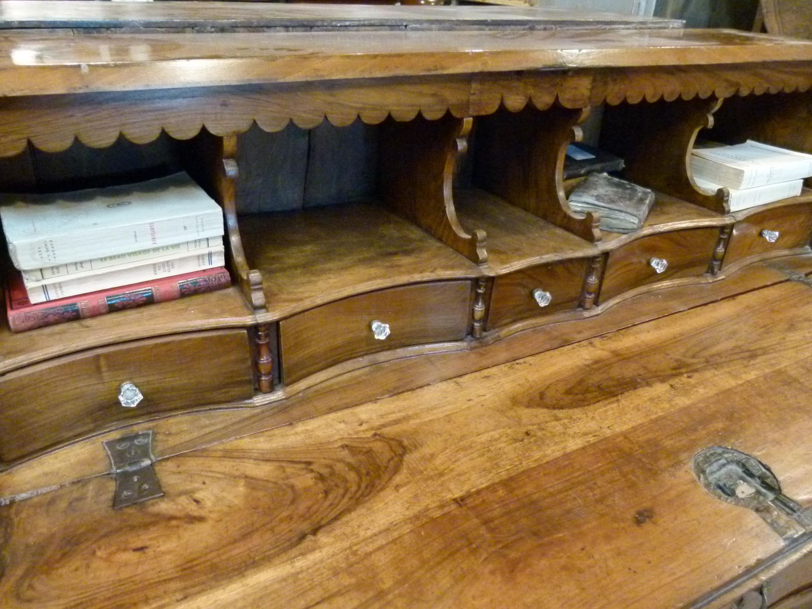 photo furniture Walnut Secretary In Louis XVI Style