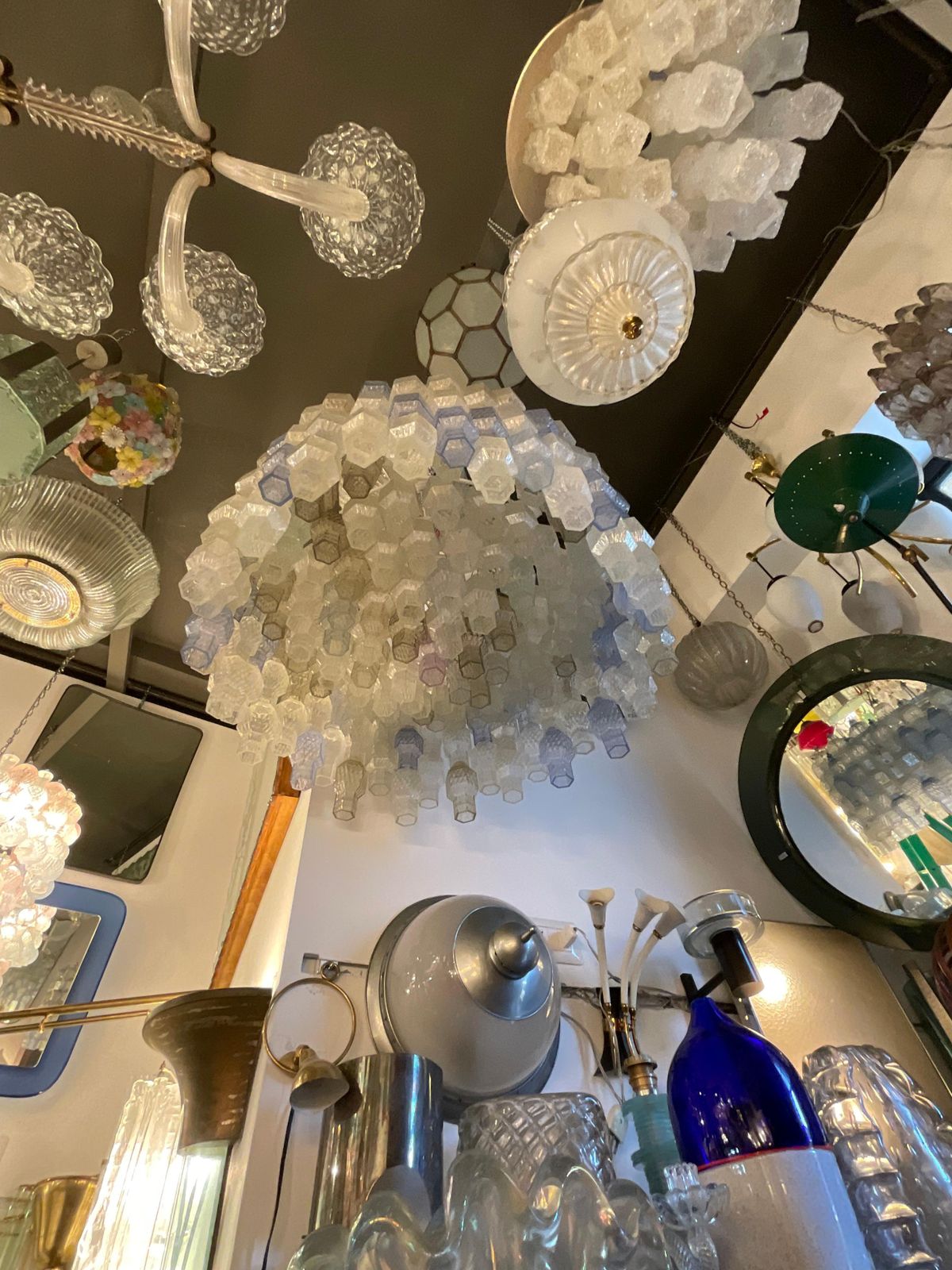 Seguso    Chandelier Murano Glass . Italy 1950 photo for sale