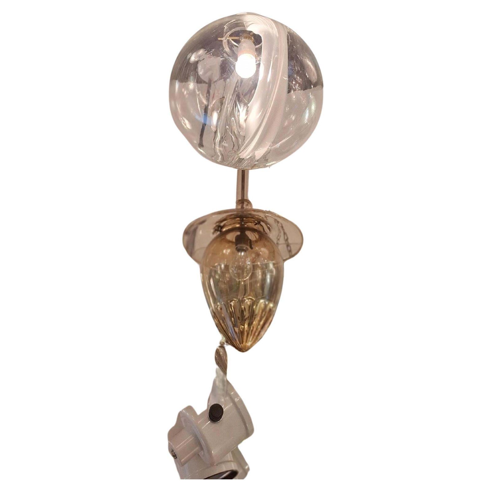 Toni Zuccheri Chandelier Murano Glass  Brass 1960. Italia photo furniture