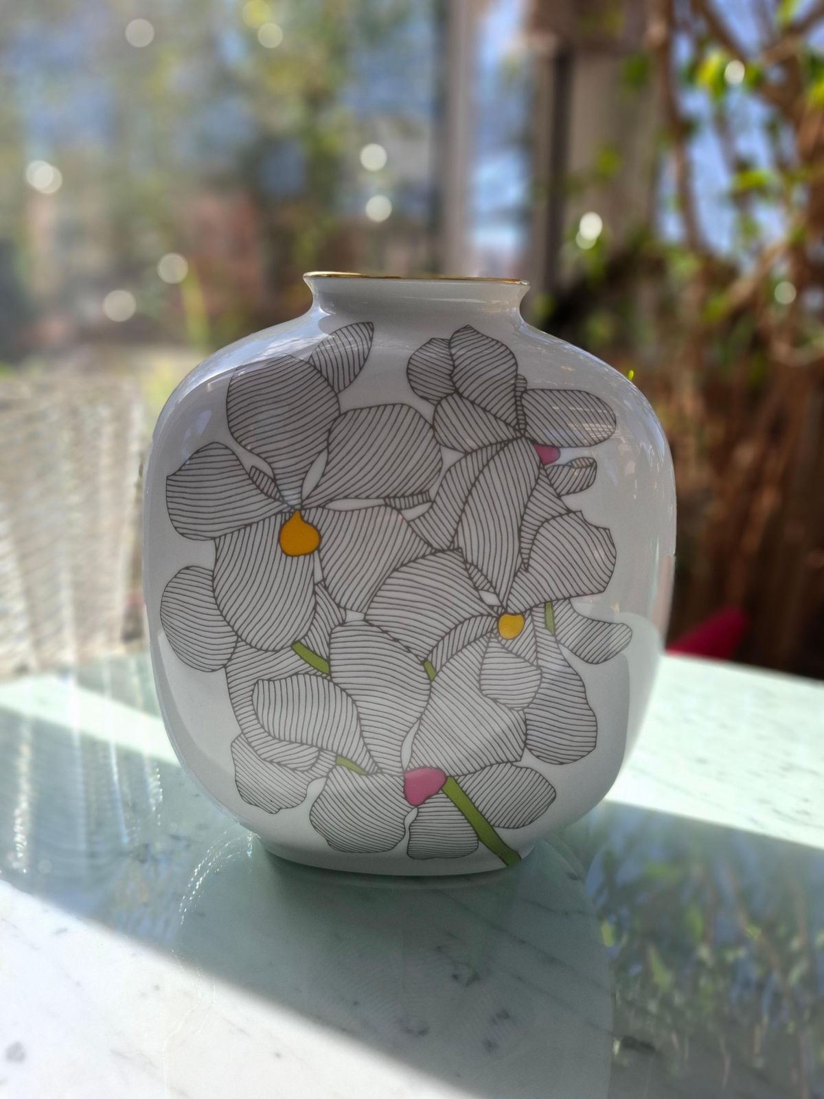 Rosenthal Porcelain Vase 1970 Italia photo for sale
