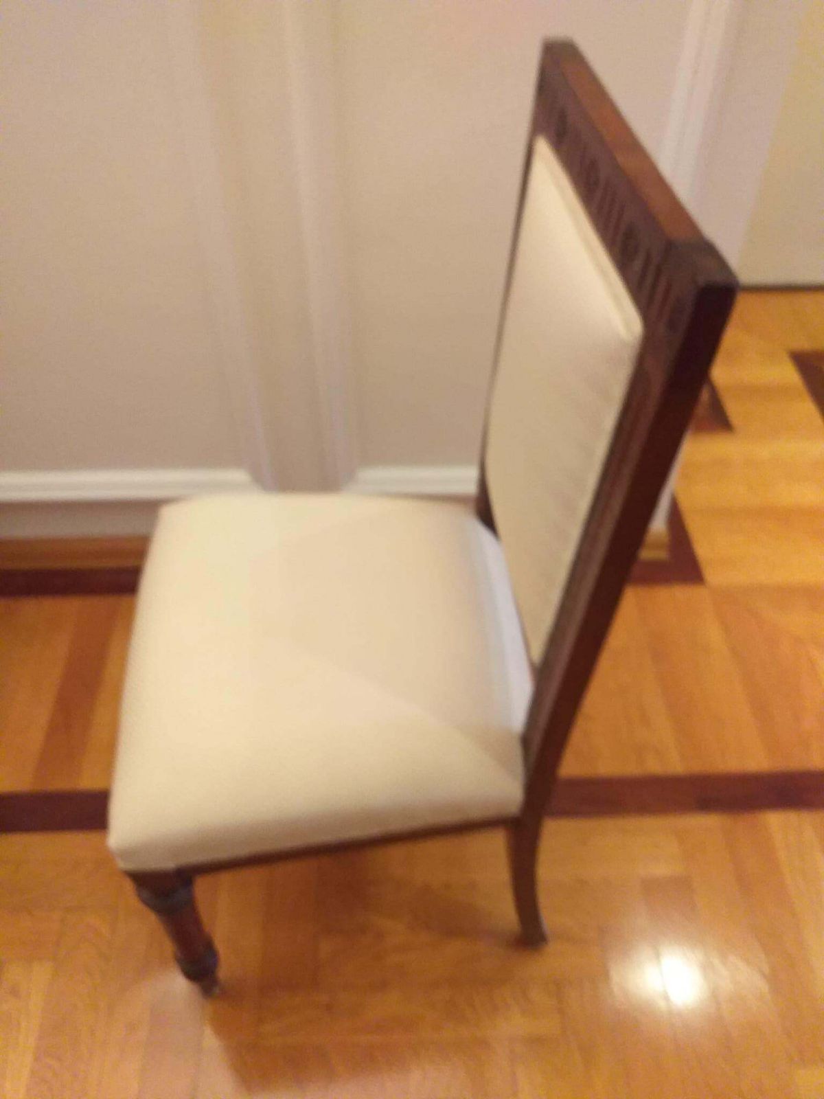photo for sale Piedmont Couple Chairs Walnut 1940 Italy