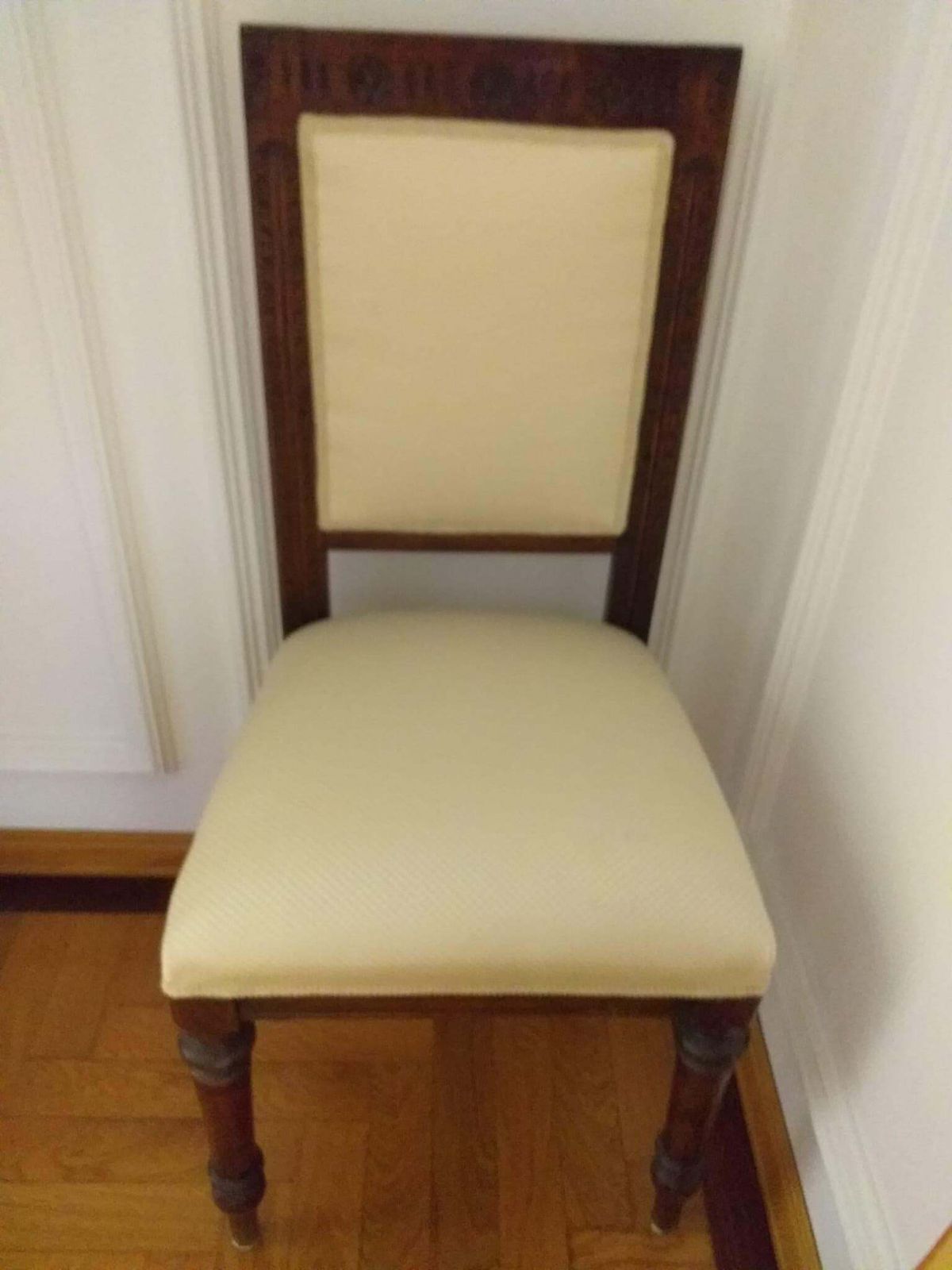 Furniture Piedmont Couple Chairs Walnut 1940 Italy photo