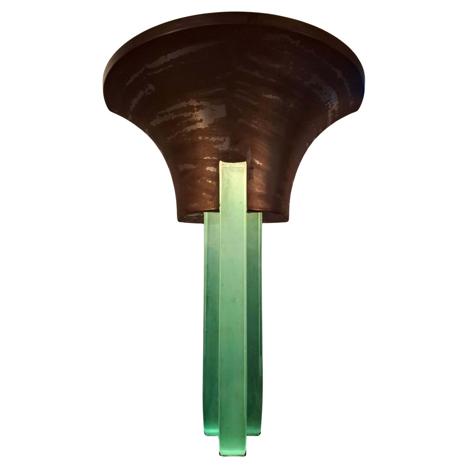 Pietro Chiesa Fontana Arte Applique Glass Metal Crome 1940 Italy