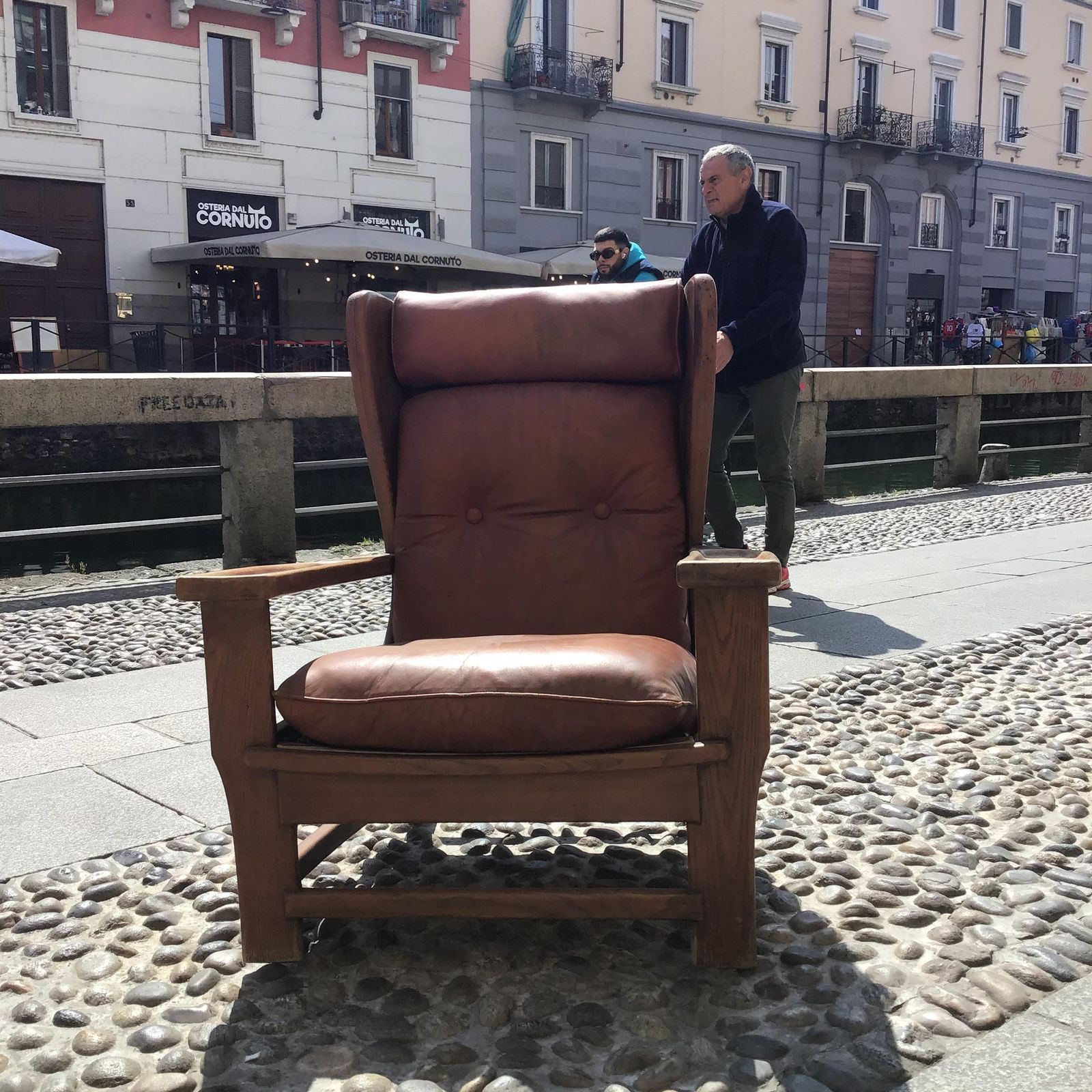 Percival Lafer "Stile" Armchair Wood Leather Iron 1960 Italy photo Furniture