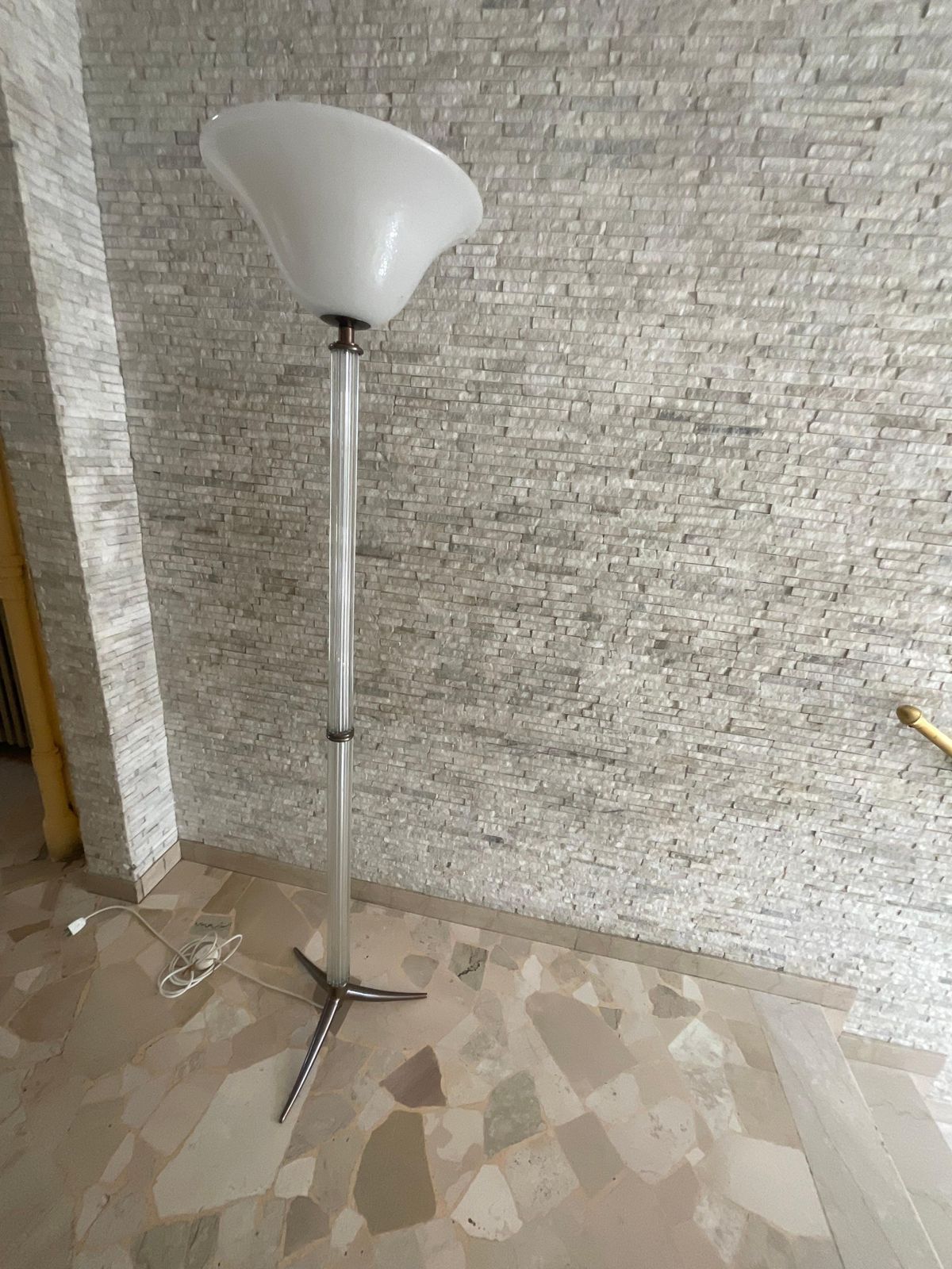 Seguso   Murano Glass Floor Lamp   Italy 1950s photo furniture