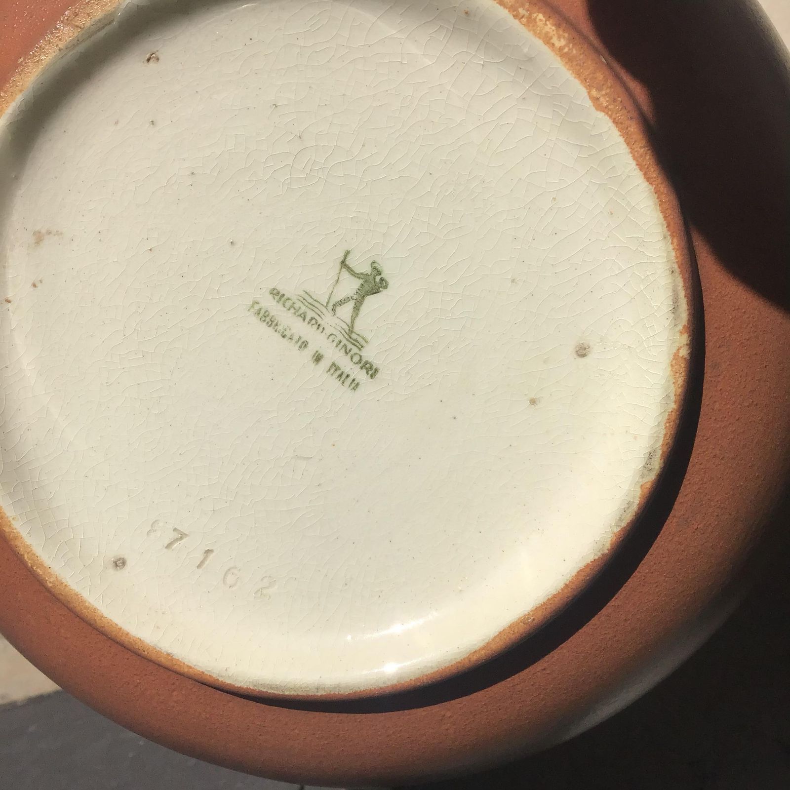 Richard Ginori Giovanni Gariboldi Vase Ceramic 1950:Italy photo furniture