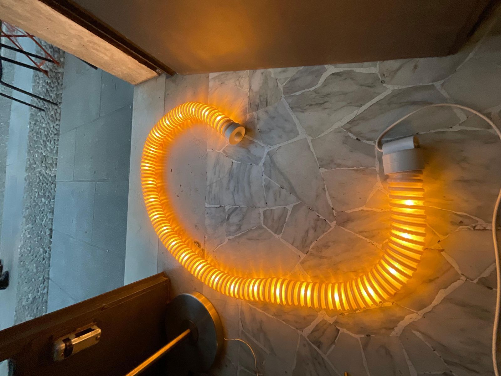 Boalum Snake Lamp   L. Castiglioni  G. Frattini   Artemide   Italy 1970. photo for sale