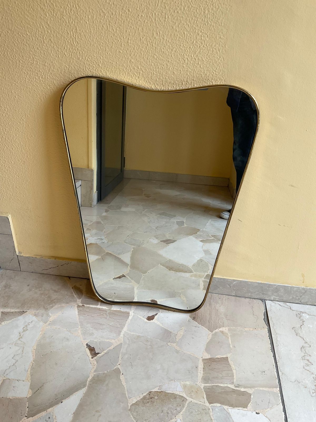 Fontanarte   Pietro Chiesa   1950s Mirror   Made In. Italy photo vinterior