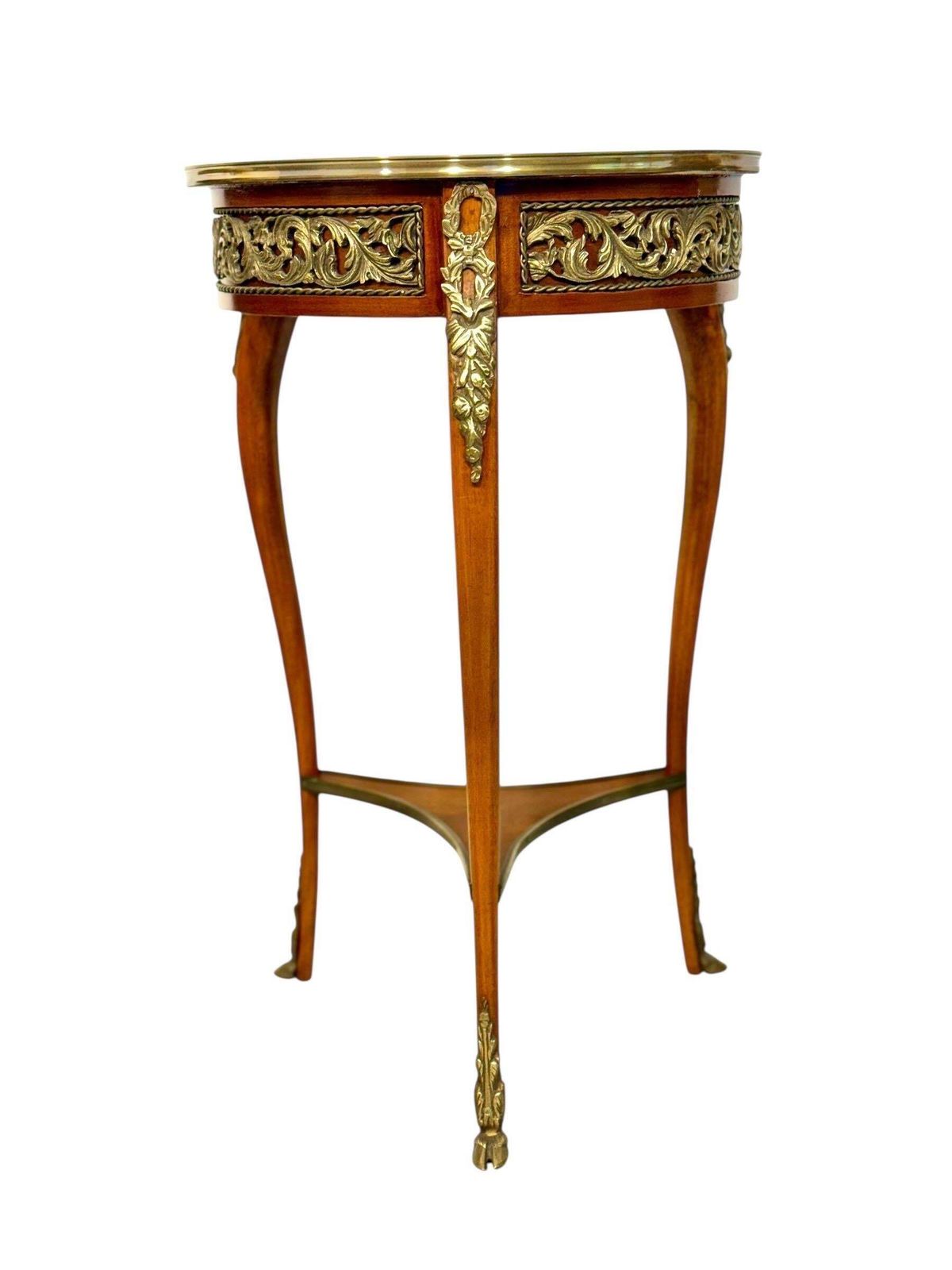 Louis XV Style Gilt Bronze Mounted Guéridon, France, Late 19th Century photo furniture