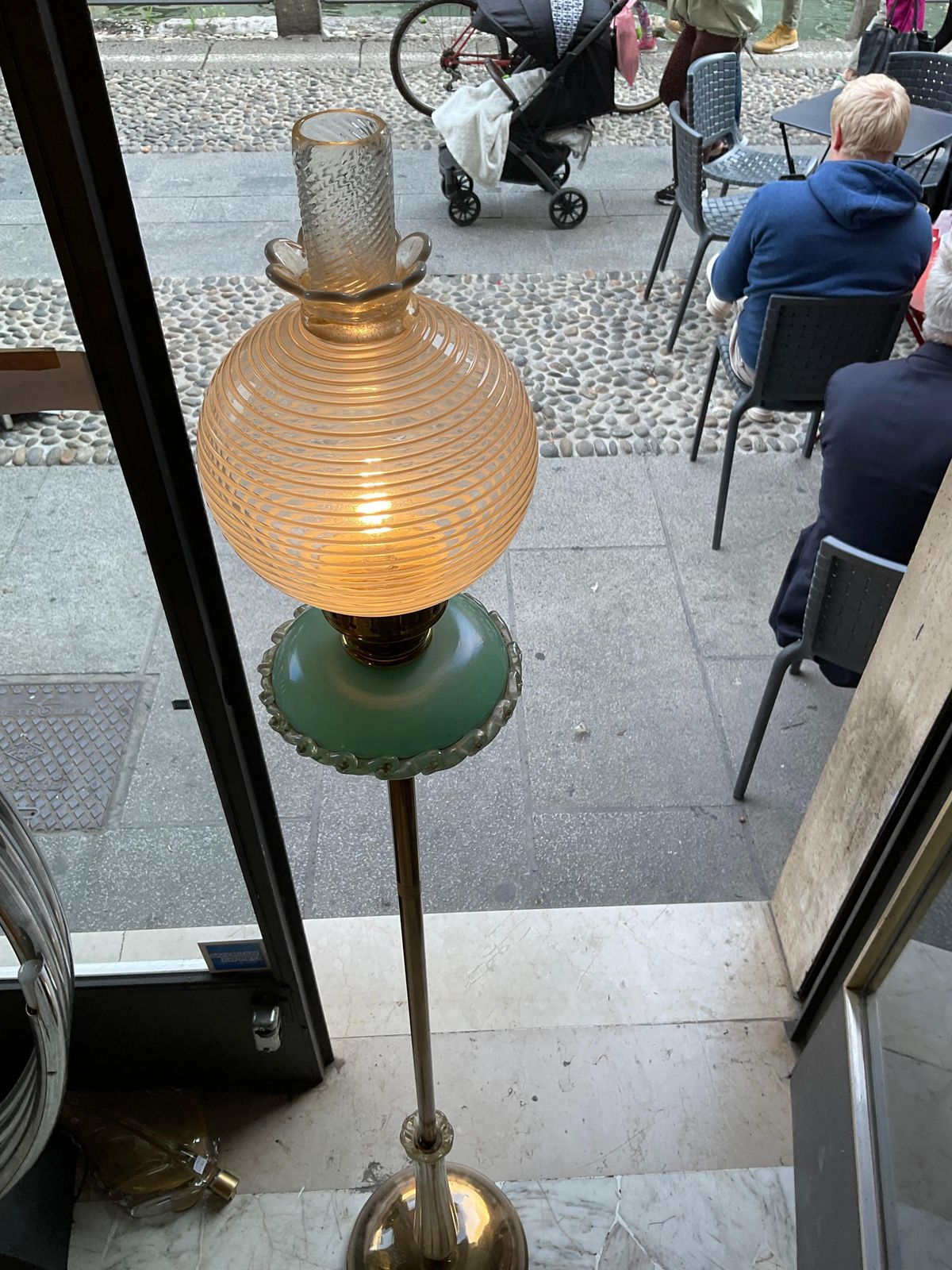 Lighting Seguso   Lampada Da Terra In Vetro Di Murano   Made In Italia   1960 photo