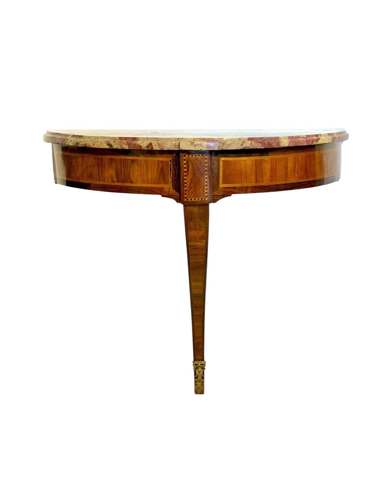 Furniture 18th Century French Neoclassical Wall Console With Marble Top photo