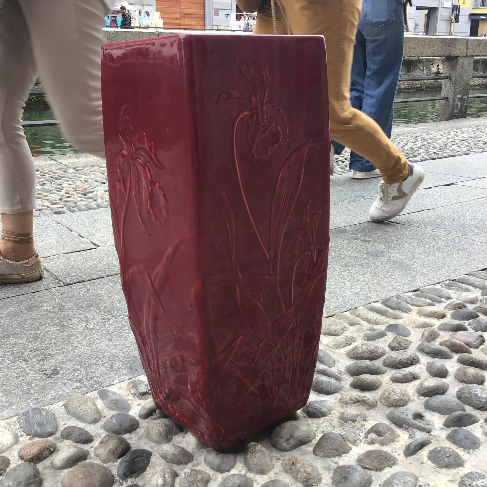 Guido Andlovitz Vase Portaombrelli Ceramica 1930 Italy photo vintage