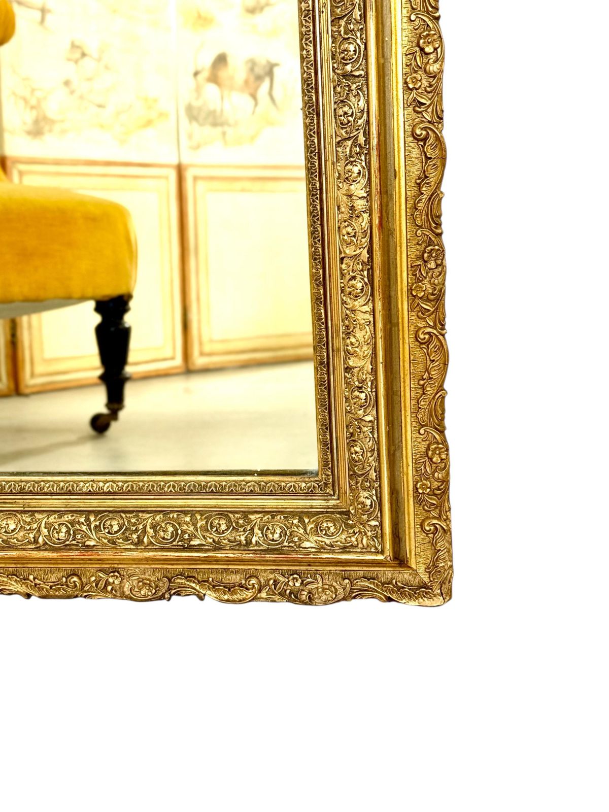 photo for sale Louis XV Style Giltwood Mirror 19th Century