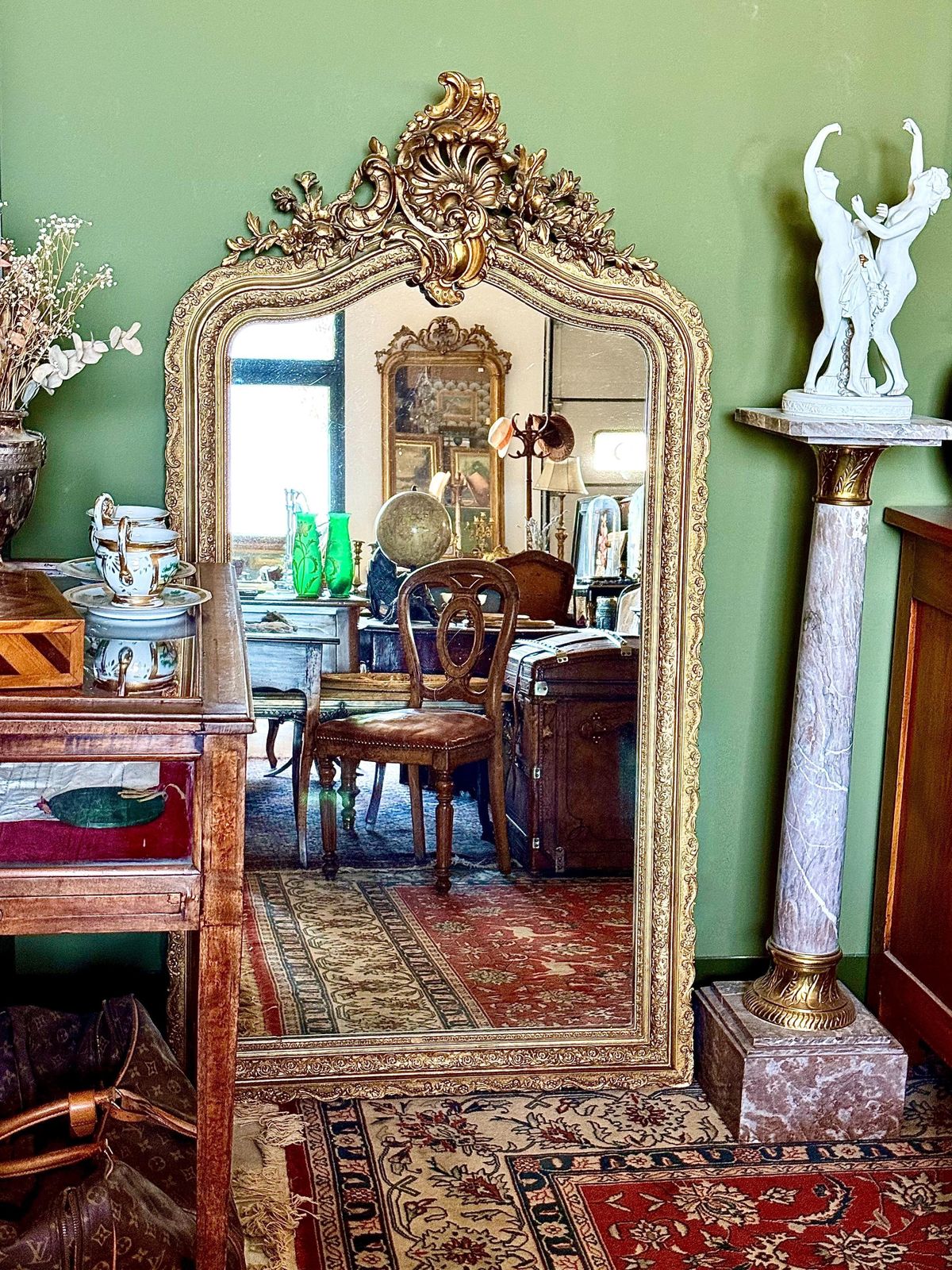 photo buy Louis XV Style Giltwood Mirror 19th Century