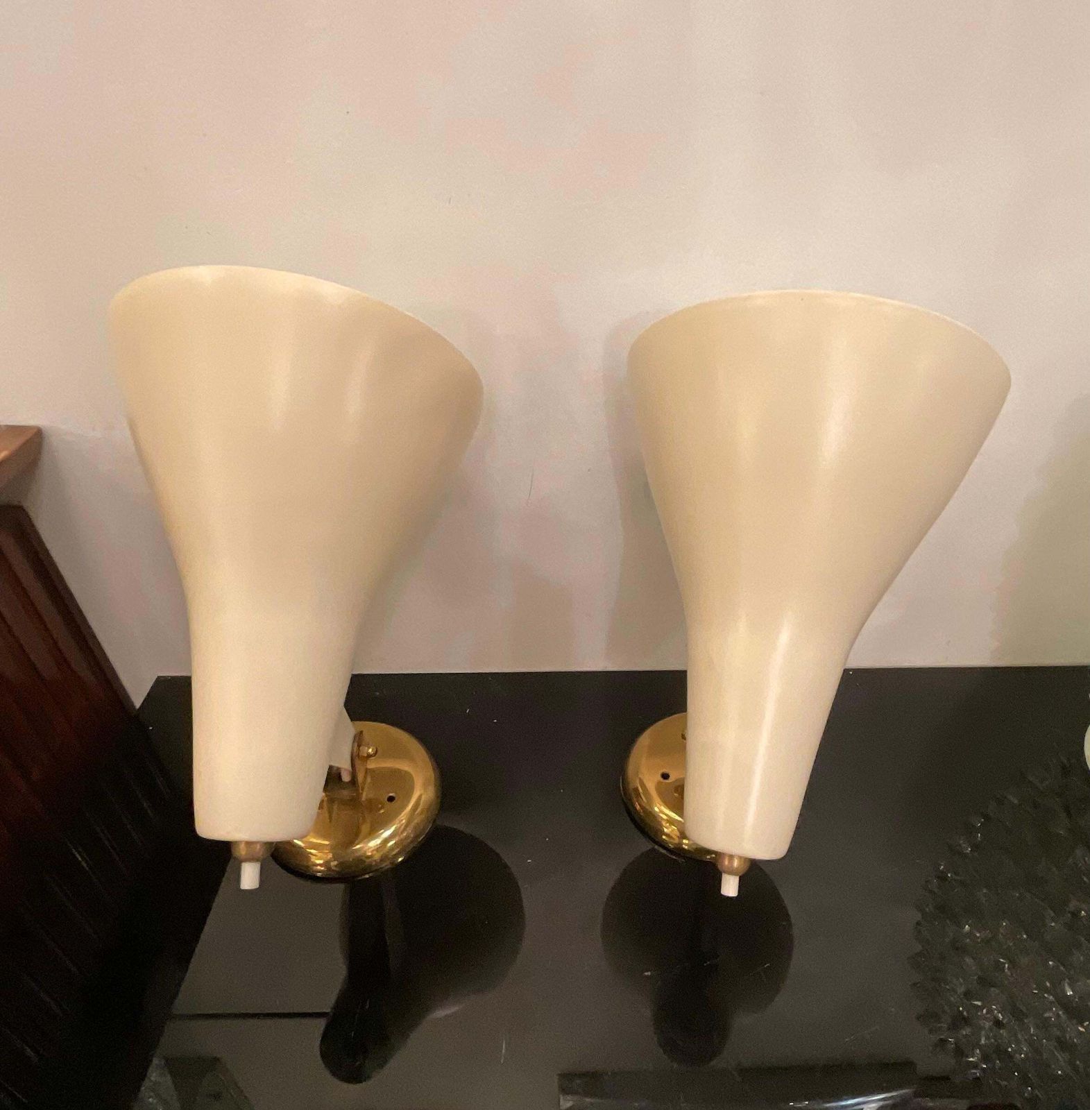 Stilnovo  . Pair Of 1950s Wall Sconces   Made In Italy photo furniture