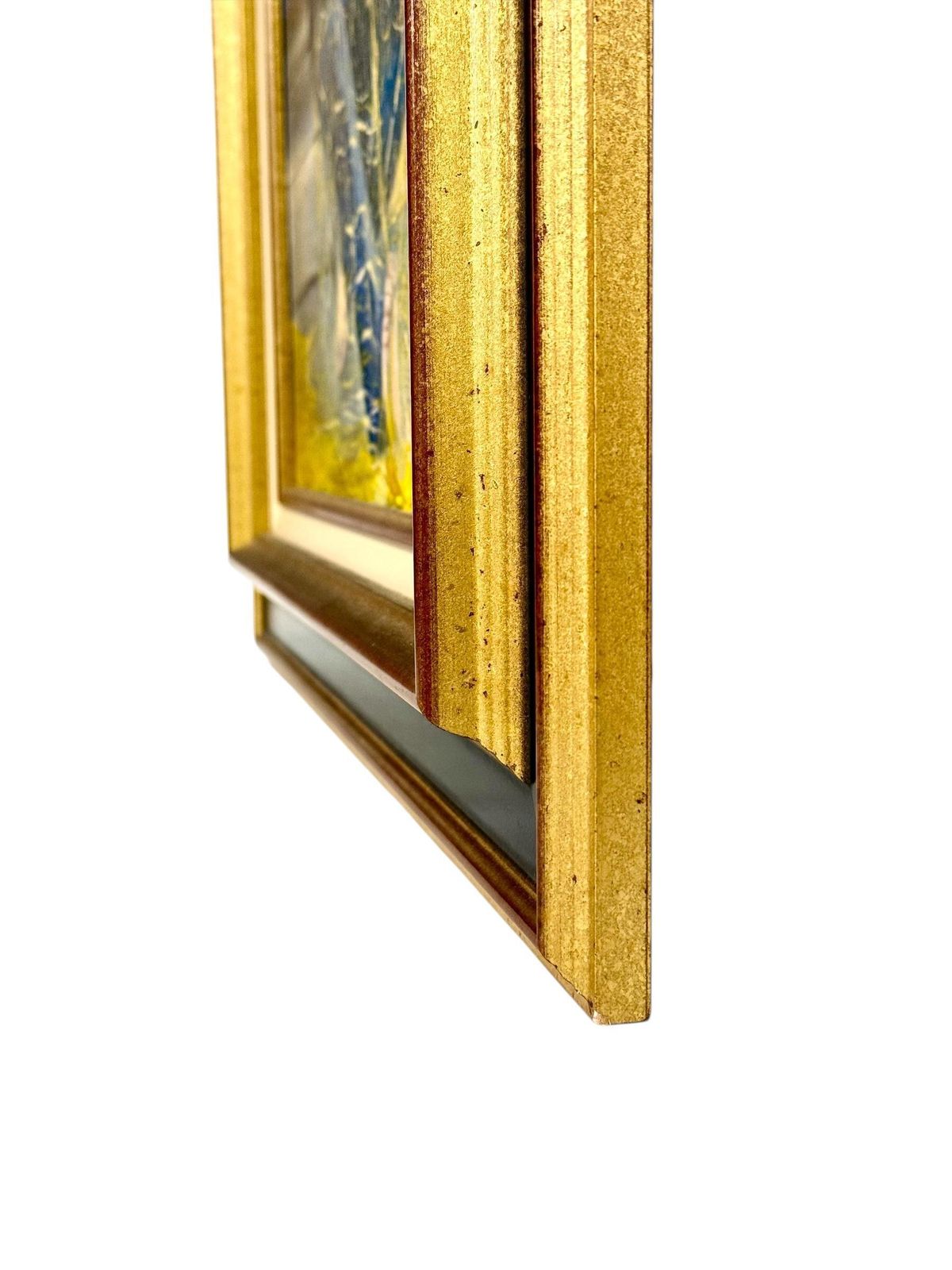 photo buy Oil On Canvas In A Giltwood Frame "Fisherman With Nets" By Juliette Daziano