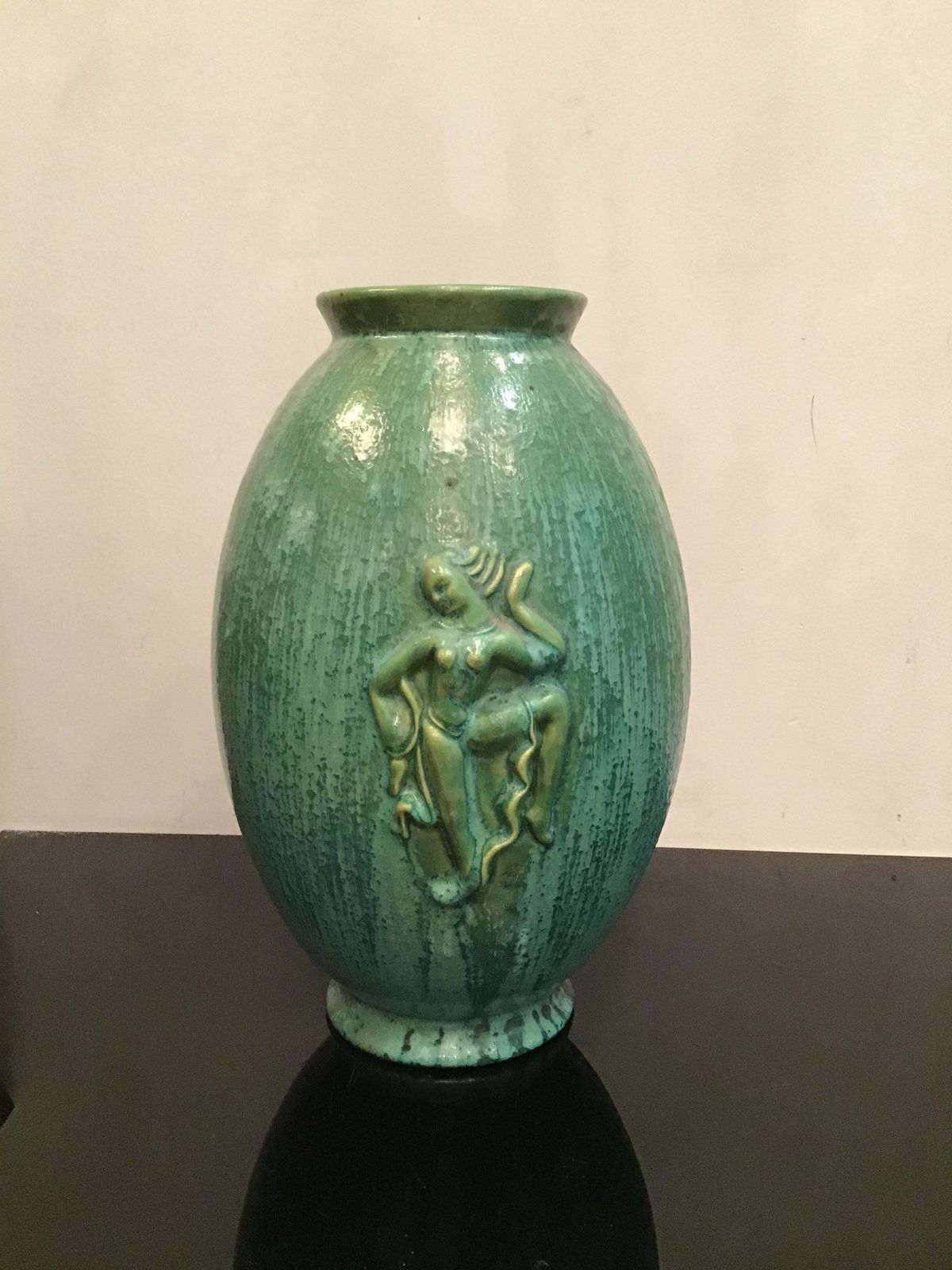 Lavenia Angelo Biancini Maiolica Vase, 1930, Italy photo for sale