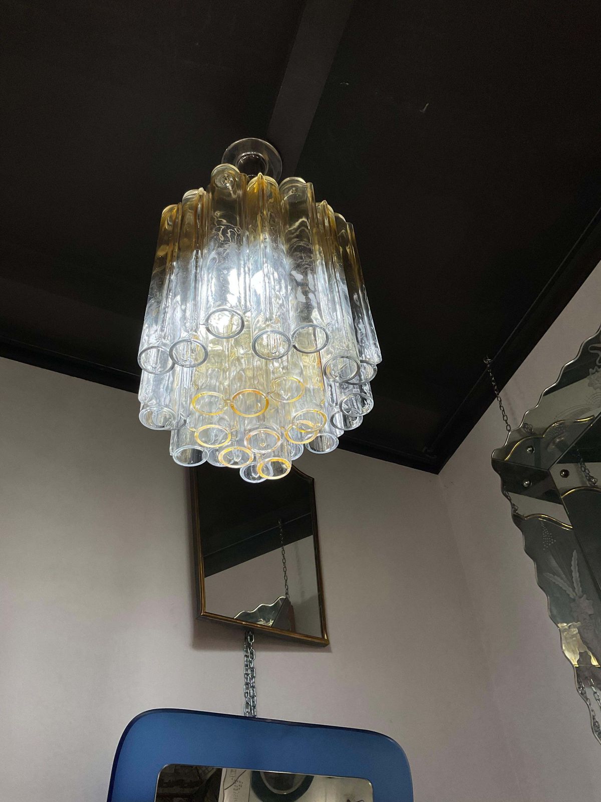 Venini   Ludovico Diaz De Santillana   Calze Model Chandelier   Murano 1970 photo 4766.0