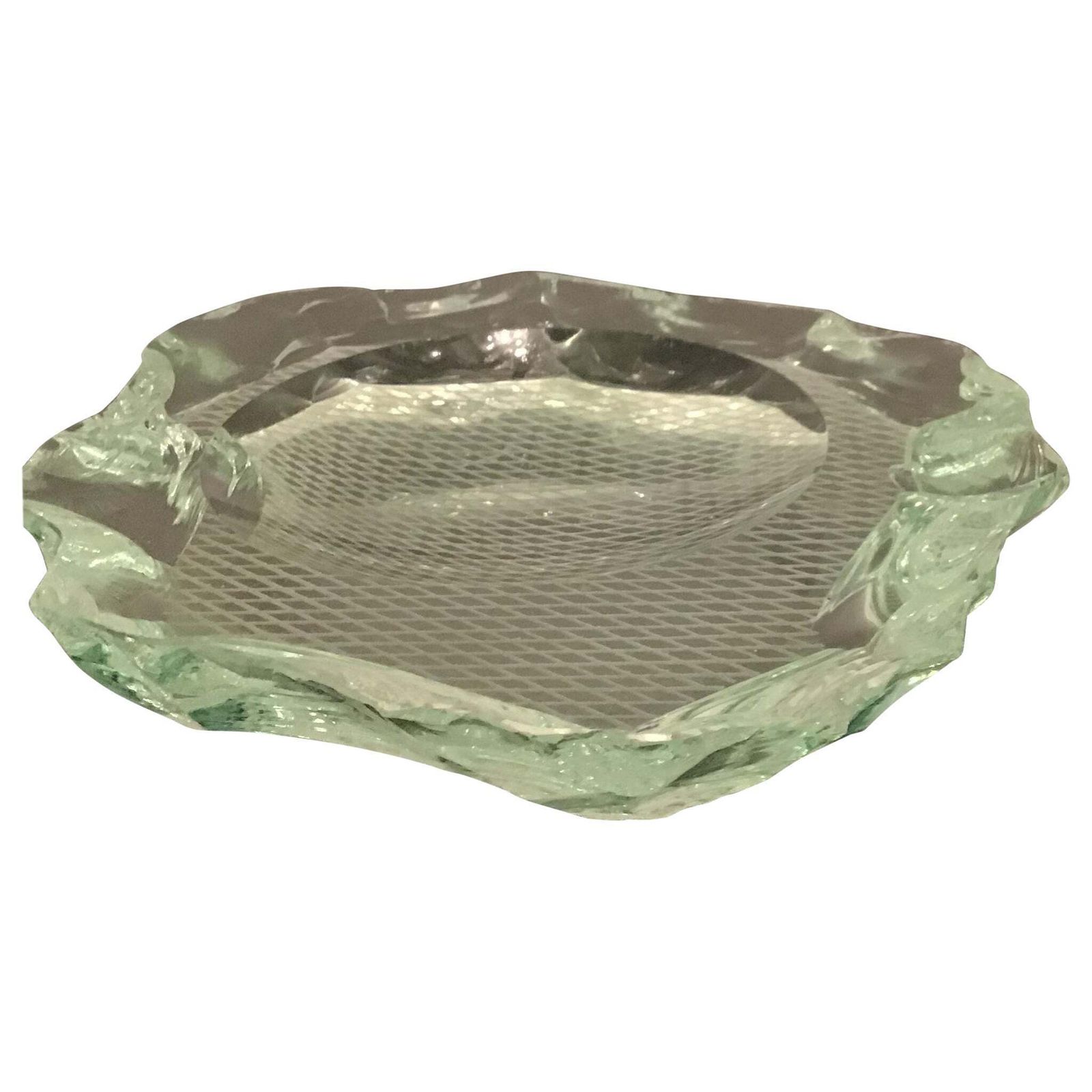 Fontana Arte Pietro Chiesa Ashtray/Empty Pockets Glass, 1950, Italy