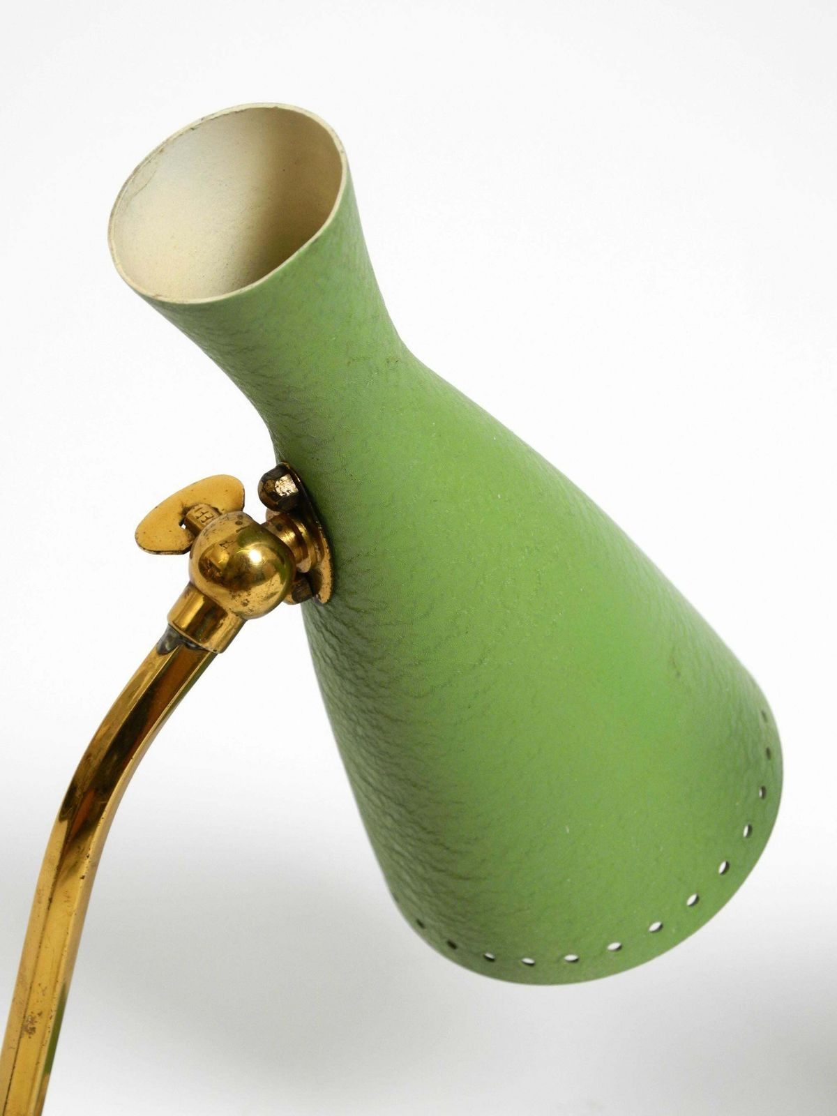 photo furniture Pair Of Beautiful Green Mid Century Diabolo Crow's Foot Table Lamps From Cosack