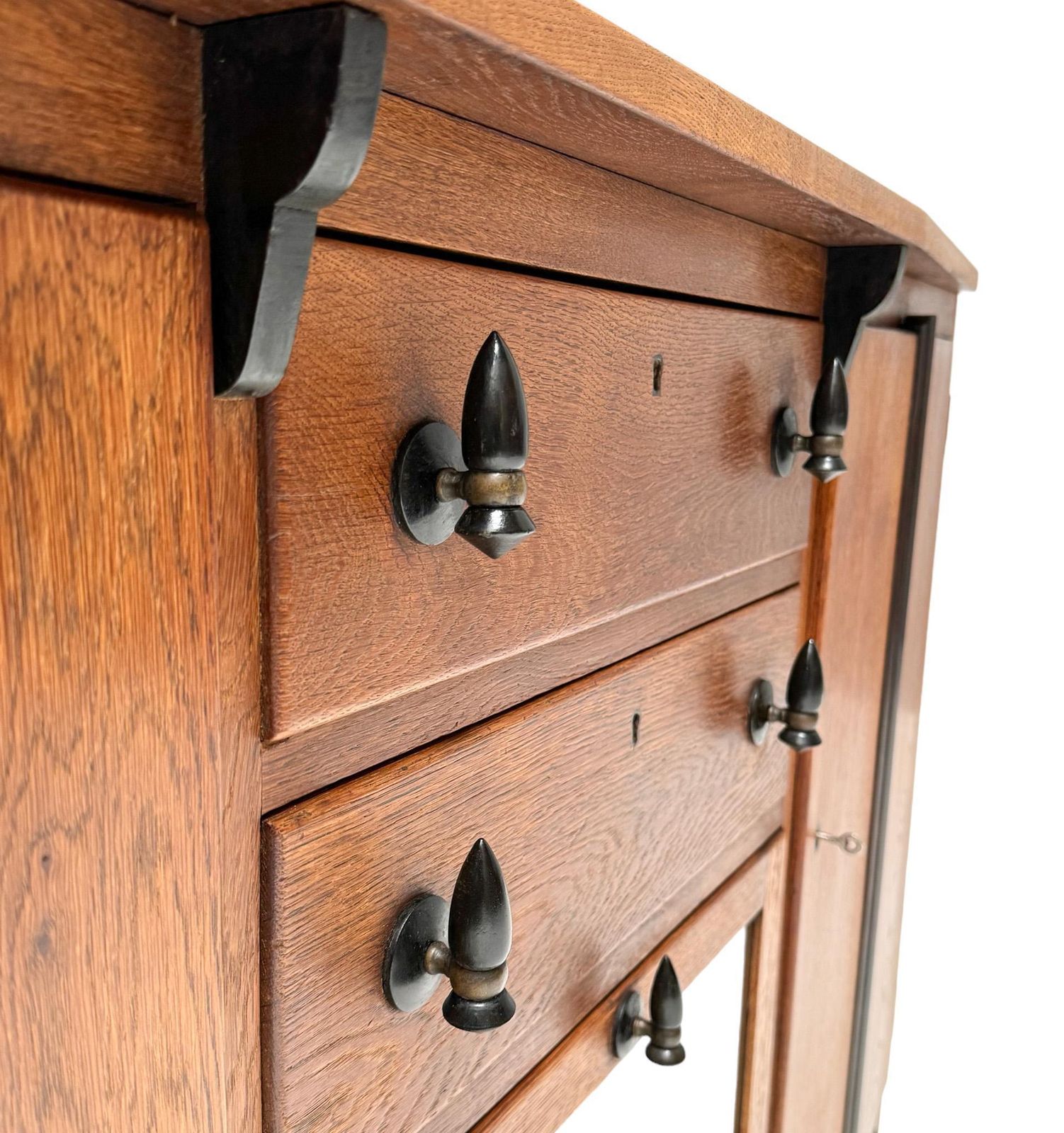 3362.0 Art Deco Amsterdamse School Credenza Or Sideboard By J.J. Zijfers Amsterdam photo