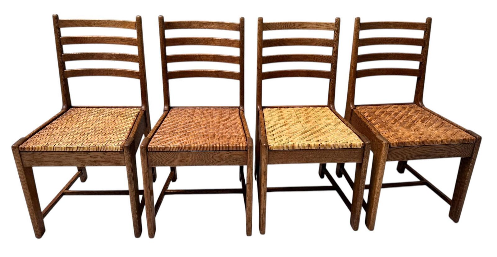 Four Modernist Art Deco Dining Room Chairs By Bas Van Pelt For My Home, 1930s photo vinterior