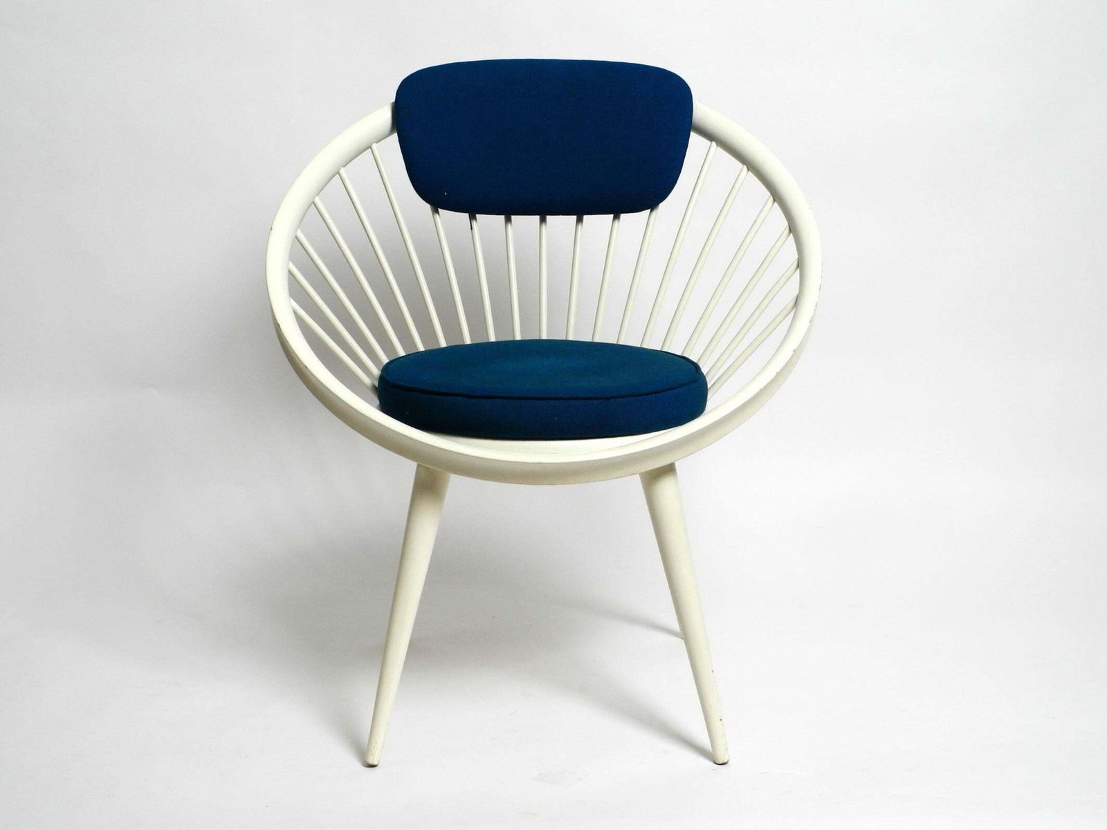 Beautiful Rare Original 1950s Yngve Ekström Circle Chair For Swedese photo for sale