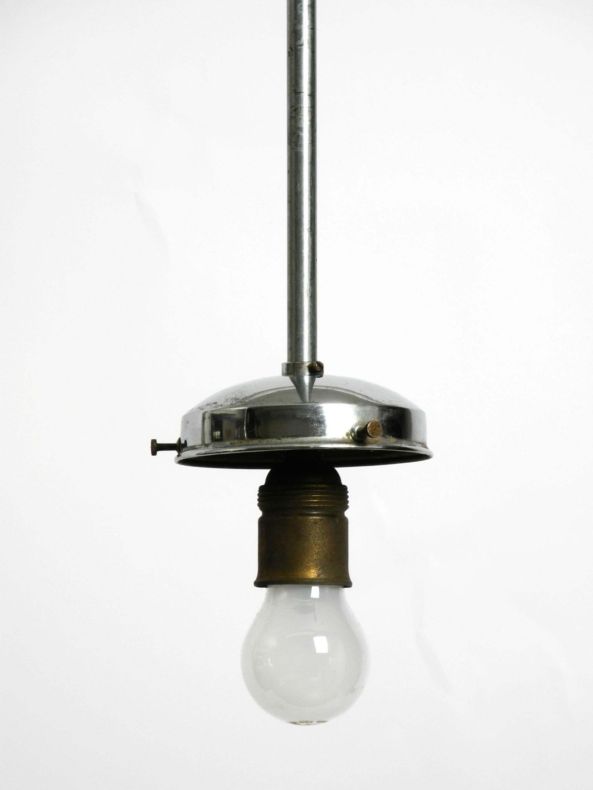 photo for sale Beautiful Rare Original Glass Ceiling Lamp From The 1930s