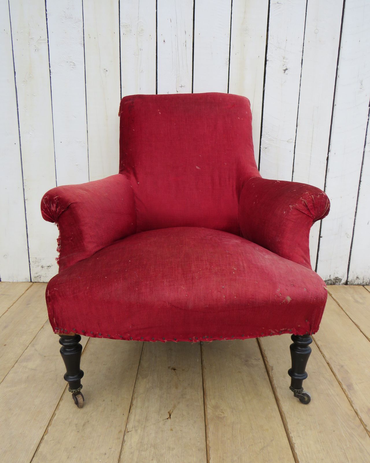 Antique French Napoleon III Armchair photo for sale