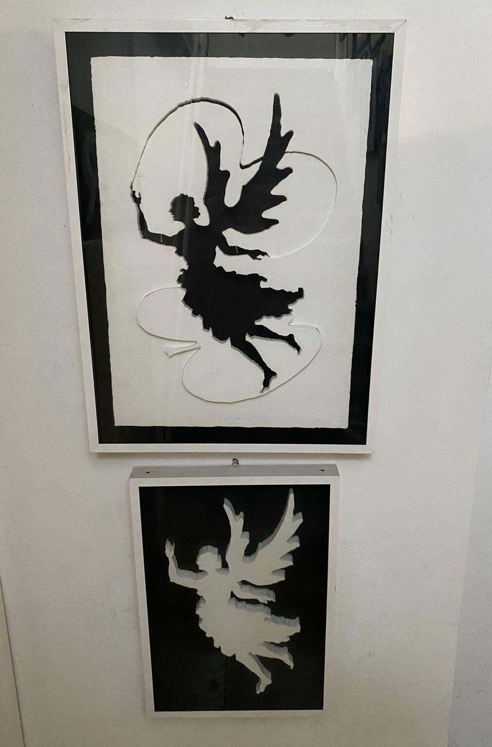 Œuvre mixte Vanni Viviani The White Angel, Italie, 1975, Post Modern photo vintage