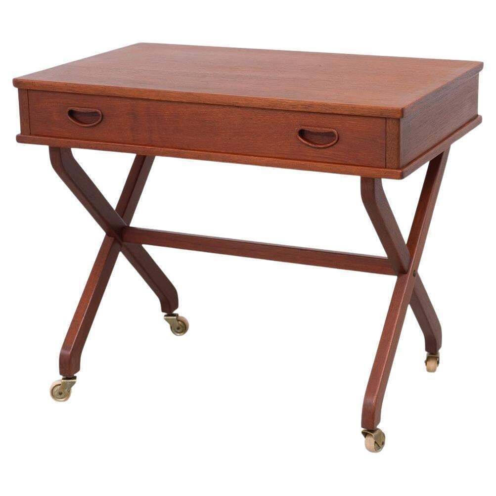 Danish Teak Side Table With Drawer, 1960s.