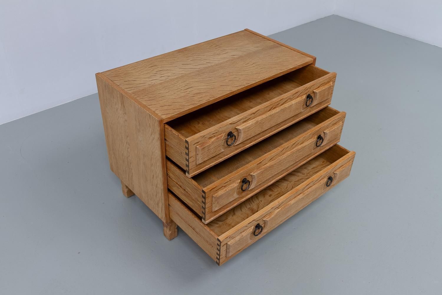Danish Brutalist Oak Dresser In Kjærnulf Style, 1960s. photo 1106.0