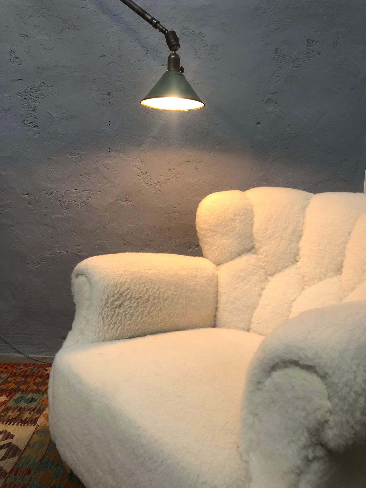 Lighting Rare Series 1 Antique Triplex Industrial Lamp By Johan Petter Johansson For Asea photo