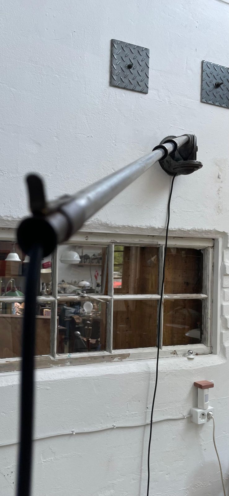 photo for sale Classic Antique Triplex Work Lamp By Johan Petter Johansson For Asea Of Sweden