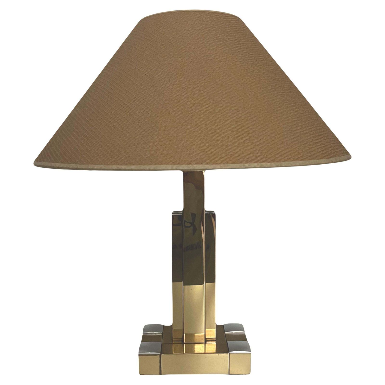 Midcentury Spanish Table Lamp By Willy Rizzo For Lumica, Barcelona, 1970s