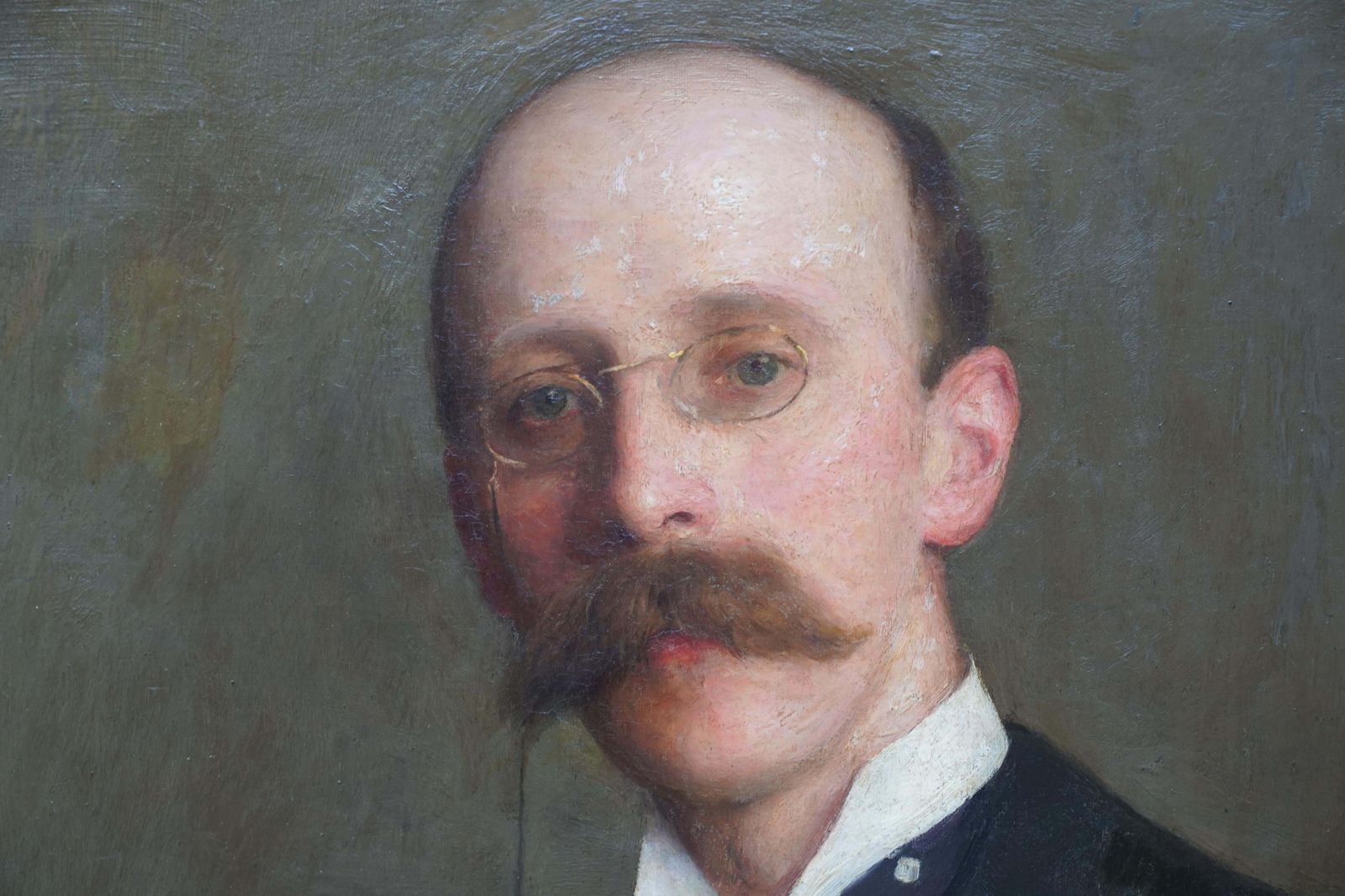 Maud Porterportrait Of G W Barber Jp   British Victorian Exhibited Art Oil Painting1897 photo Art