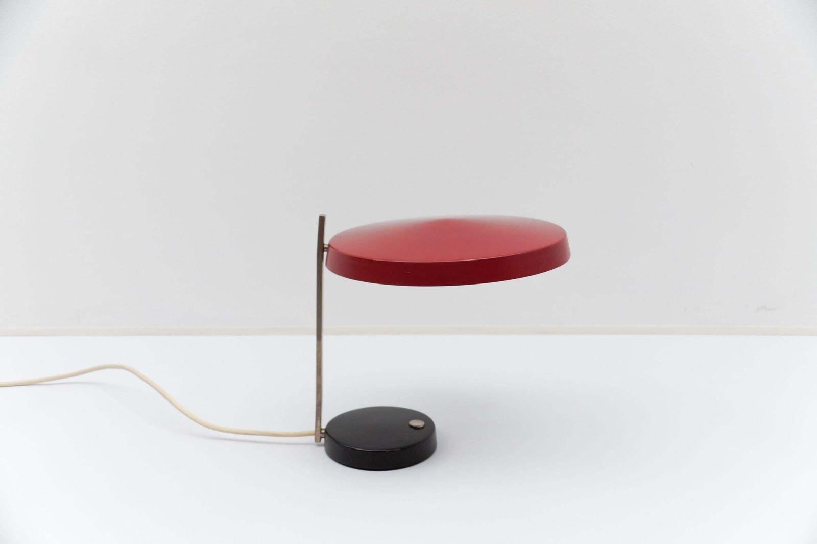 Rare Original Hillebrand Table Lamp Model Oslo From 1962, Design Heinz Pfaender photo for sale