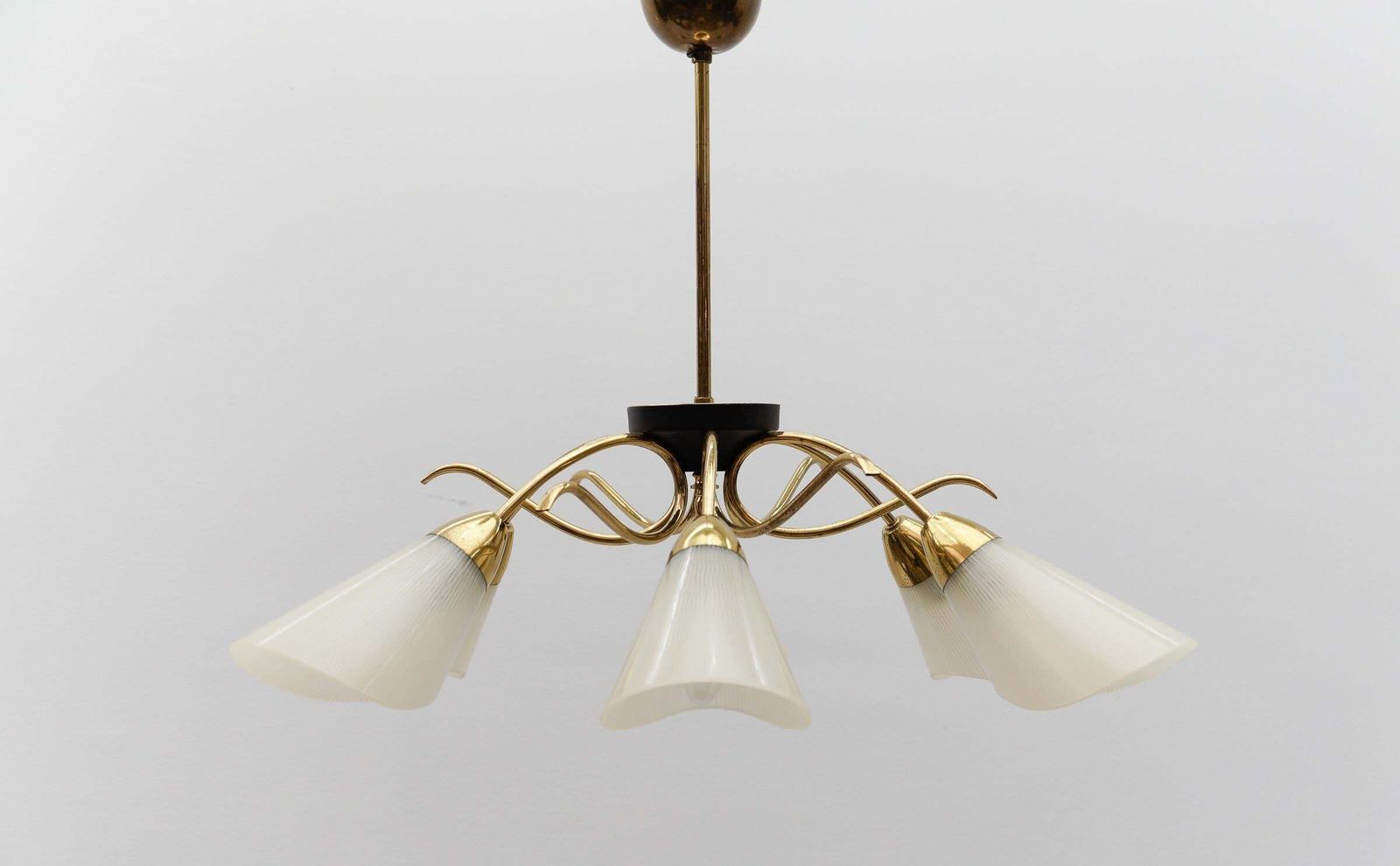 photo for sale Awesome Spider Lamp In The Manner Of Arteluce, Italy, 1950s