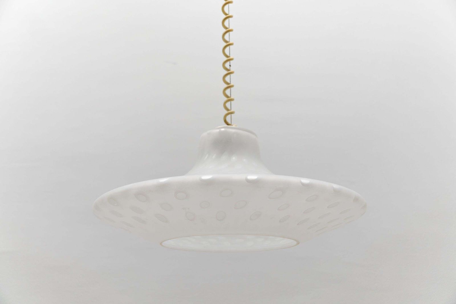 Vintage Glass Pendant Light By Aloys Ferdinand Gangkofner, Peill & Putzler 1960s photo buy