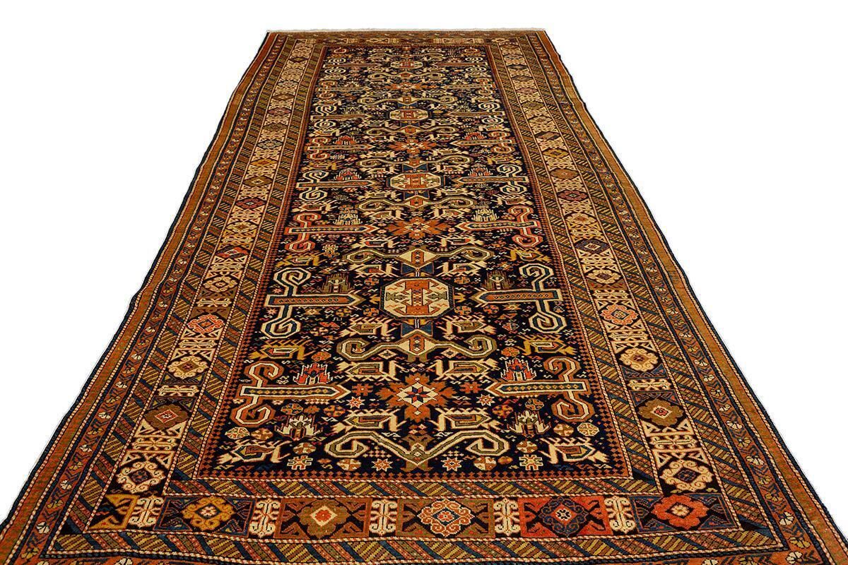 Caucasian Rug Perpedil Ram's Horns photo for sale